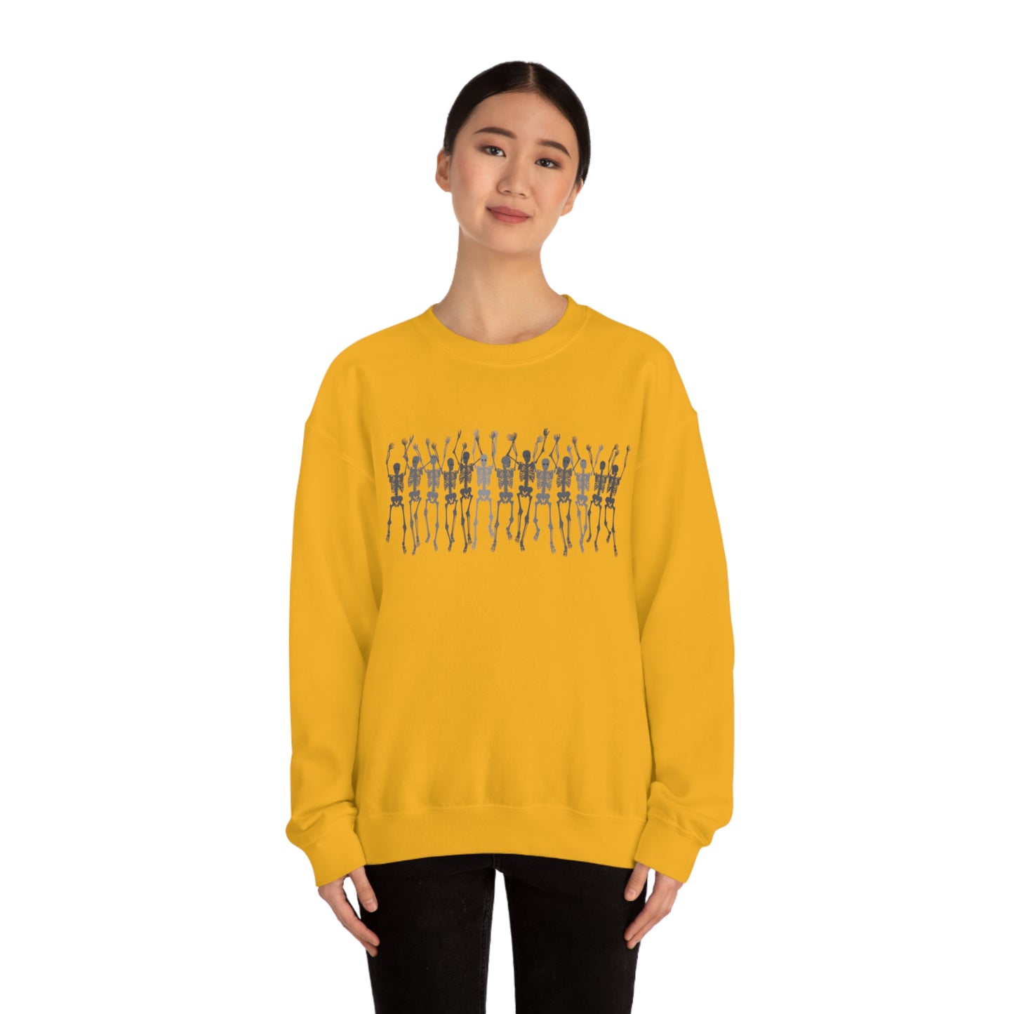 Skeleton Halloween Crewneck Sweater | Spooktacularly Stylish Sweatshirt