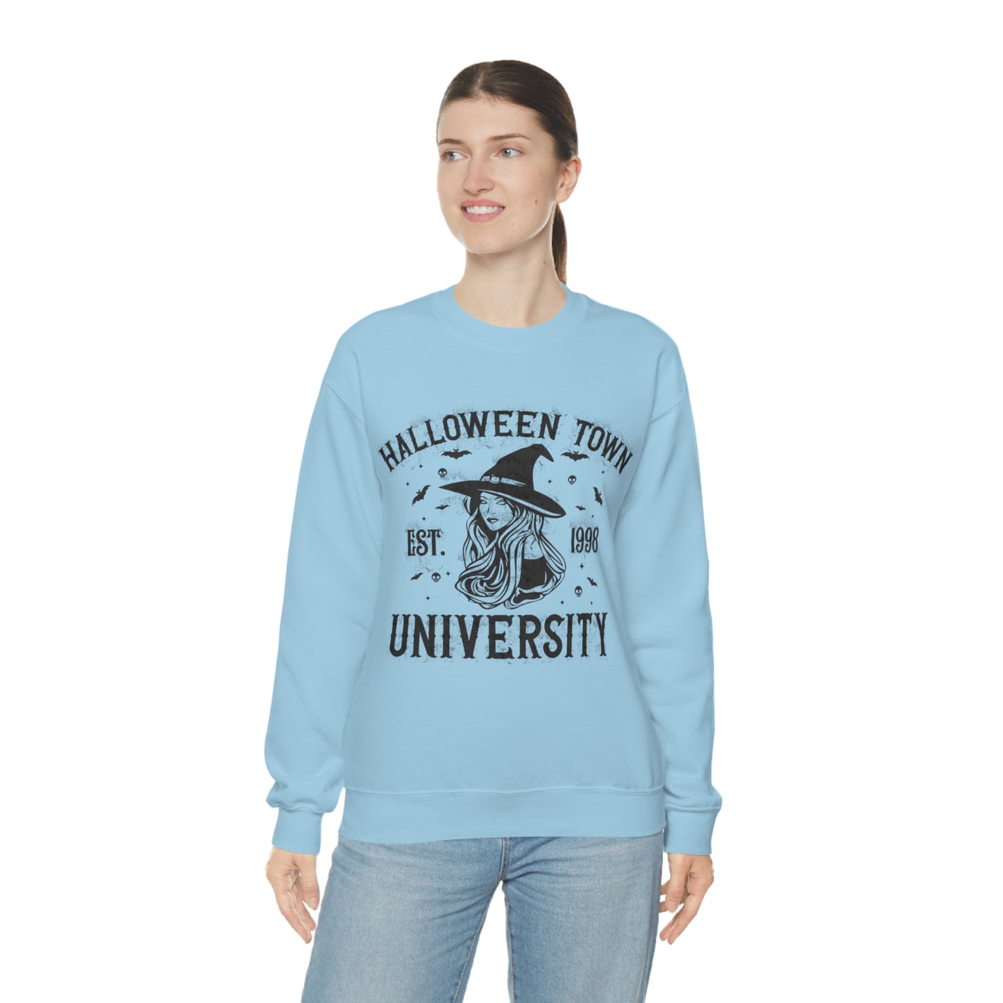 Halloweentown Crewneck Sweater | Halloween Fall Crewneck Sweatshirt