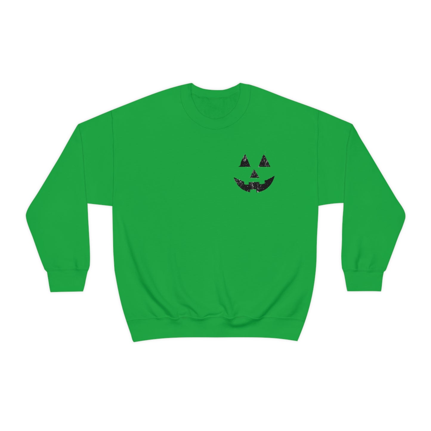 Spooky Halloween Jack-o'-Lantern Crewneck Sweater | Pumpkin Crewneck Sweatshirt