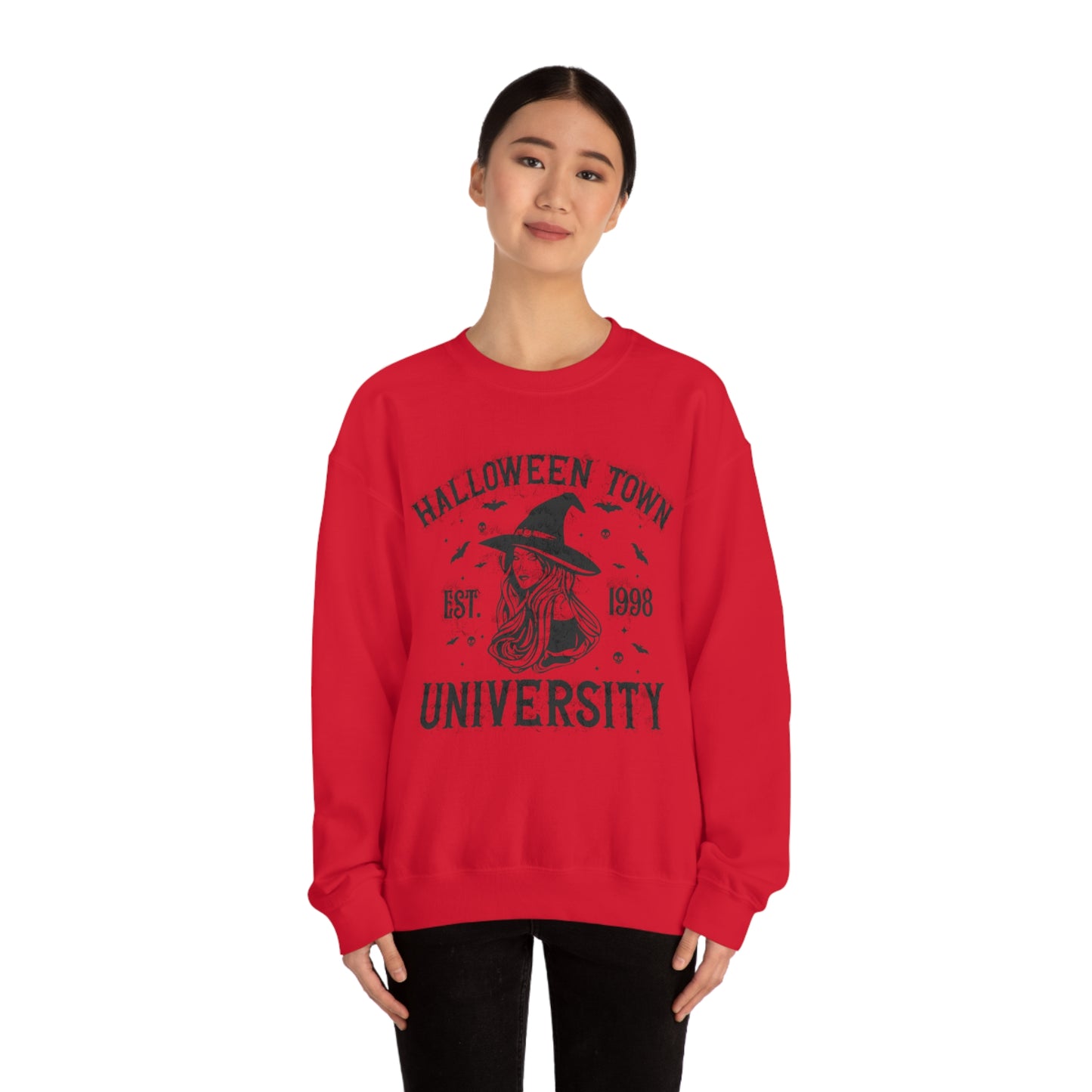 Halloweentown Crewneck Sweater | Halloween Fall Crewneck Sweatshirt