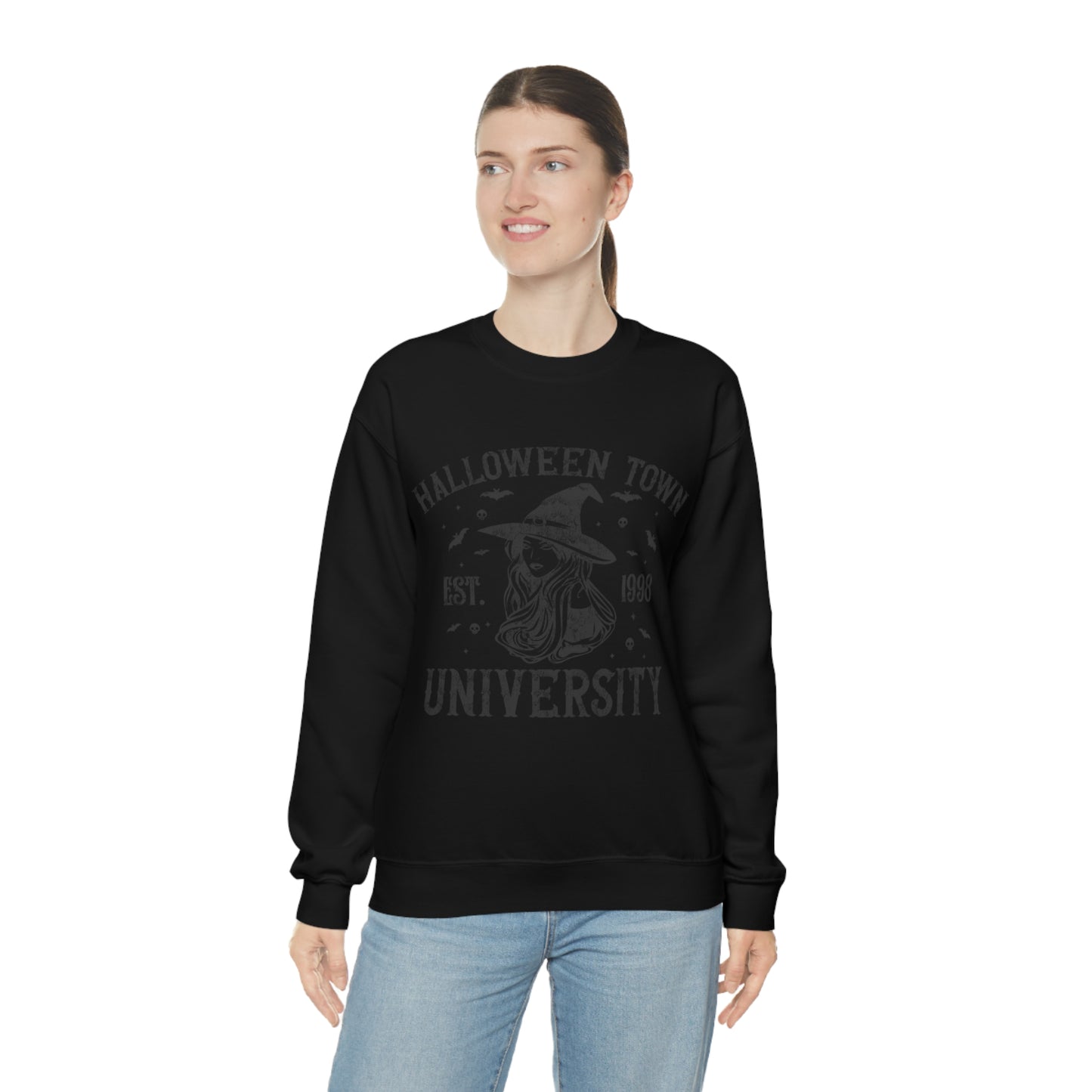 Halloweentown Crewneck Sweater | Halloween Fall Crewneck Sweatshirt