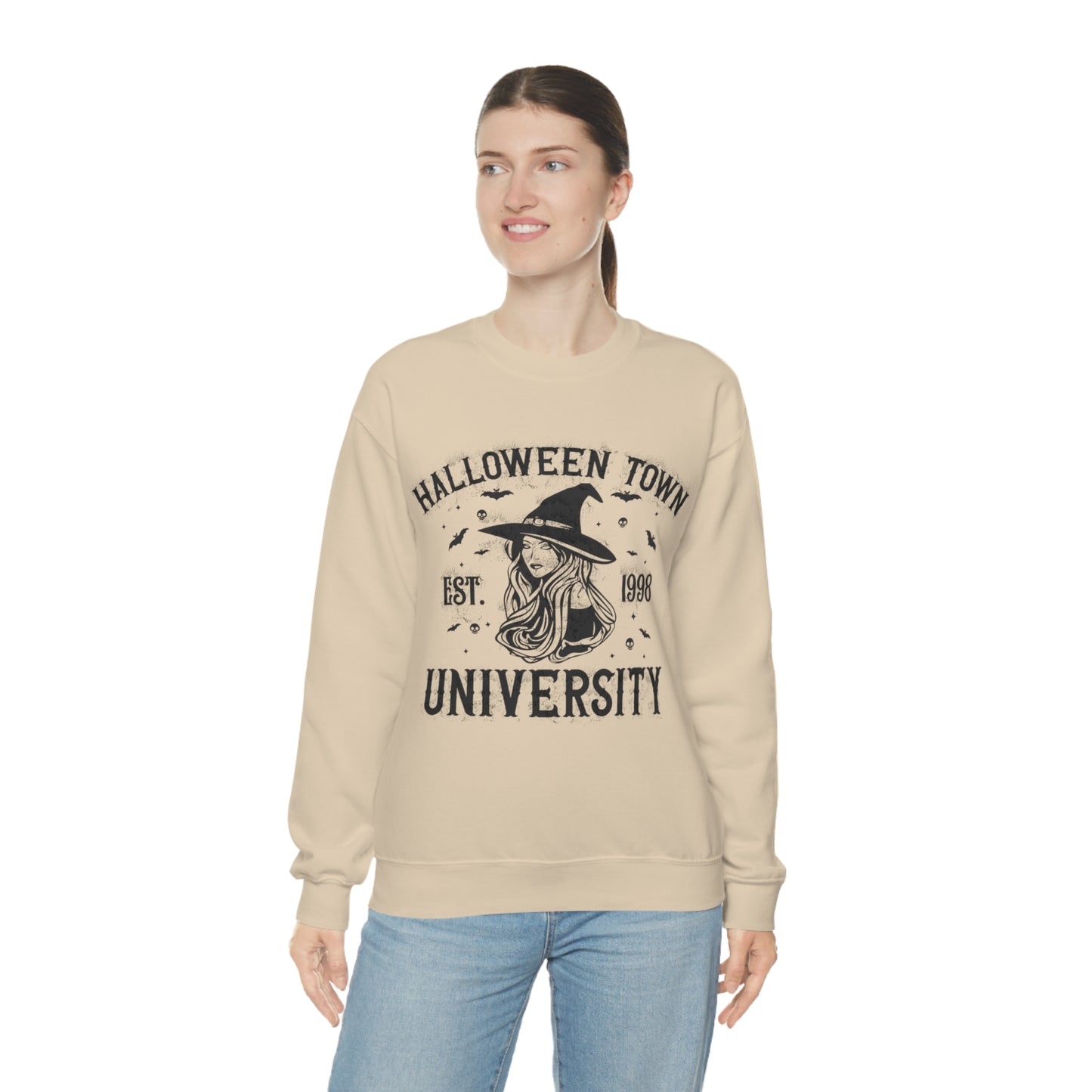 Halloweentown Crewneck Sweater | Halloween Fall Crewneck Sweatshirt