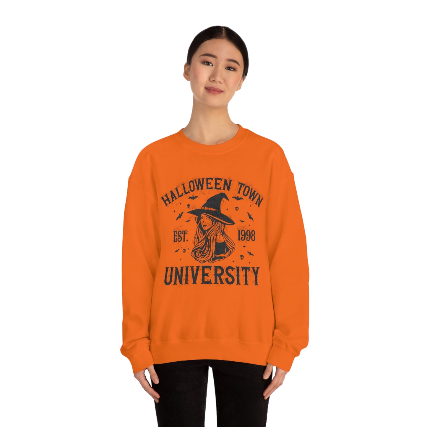 Halloweentown Crewneck Sweater | Halloween Fall Crewneck Sweatshirt