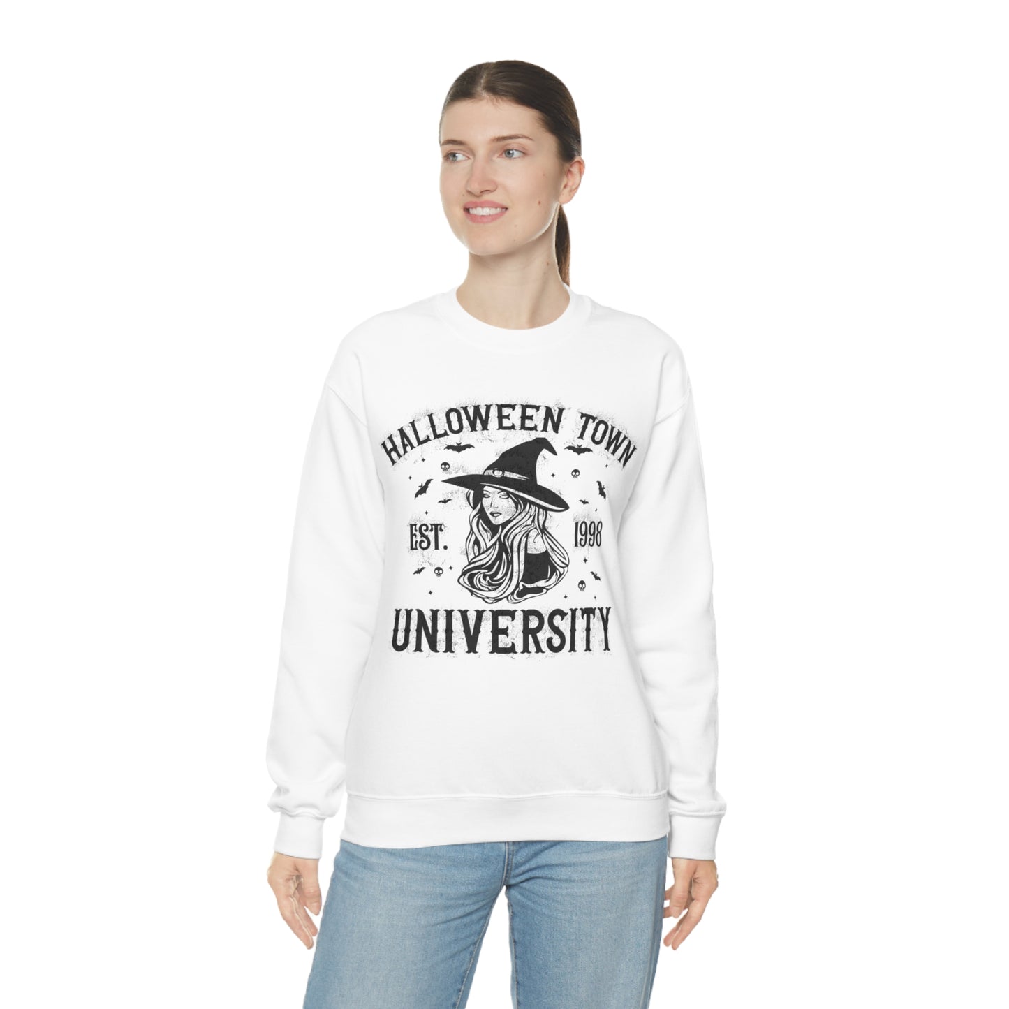 Halloweentown Crewneck Sweater | Halloween Fall Crewneck Sweatshirt
