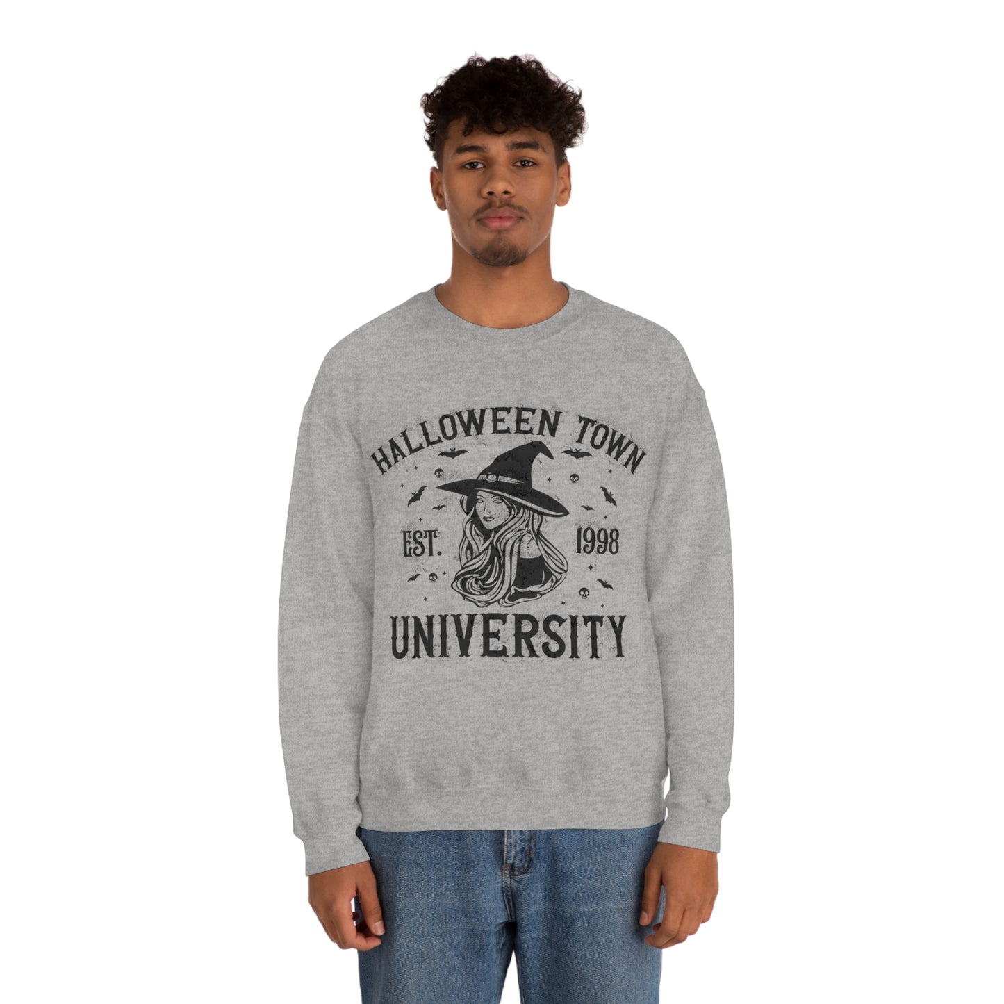 Halloweentown Crewneck Sweater | Halloween Fall Crewneck Sweatshirt