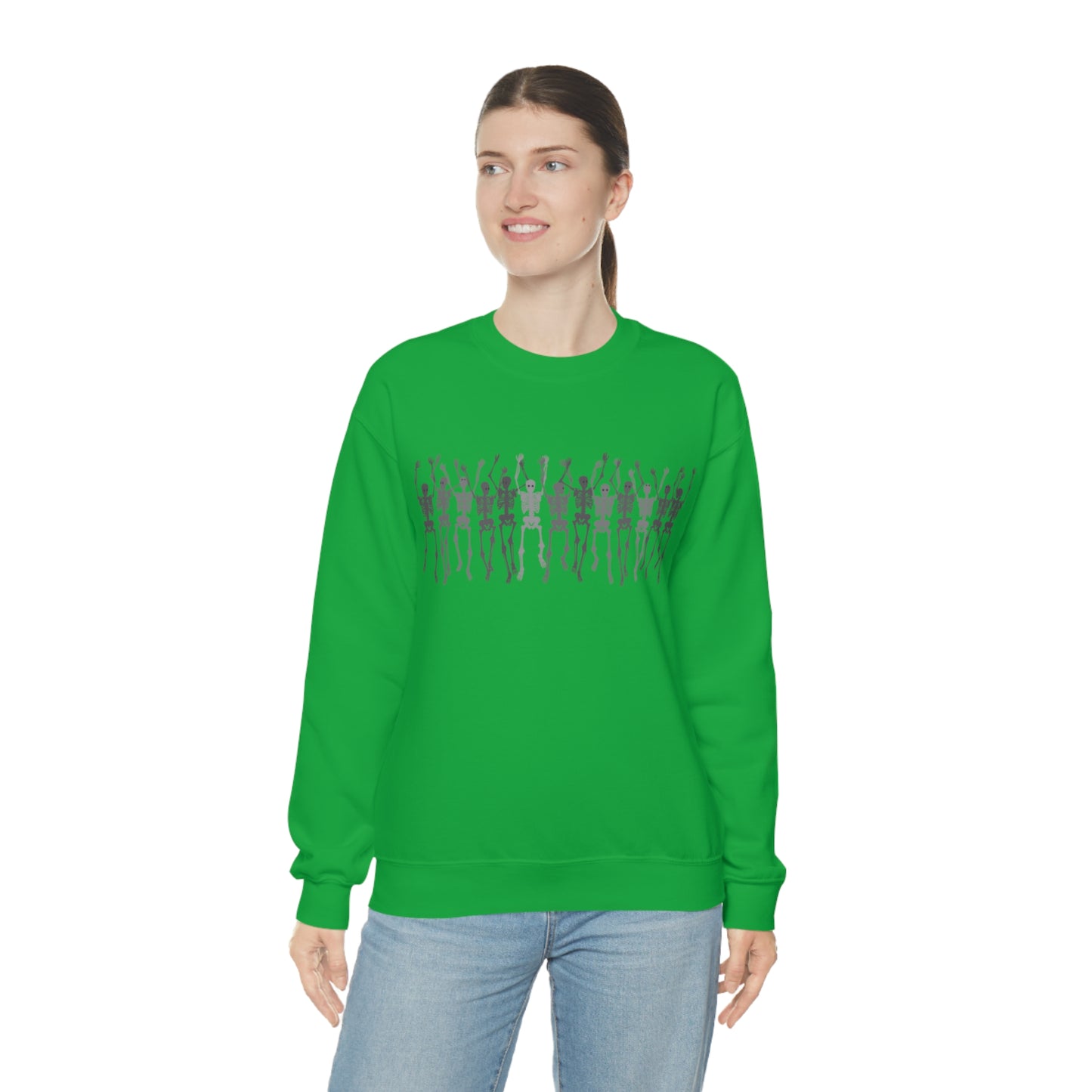 Skeleton Halloween Crewneck Sweater | Spooktacularly Stylish Sweatshirt