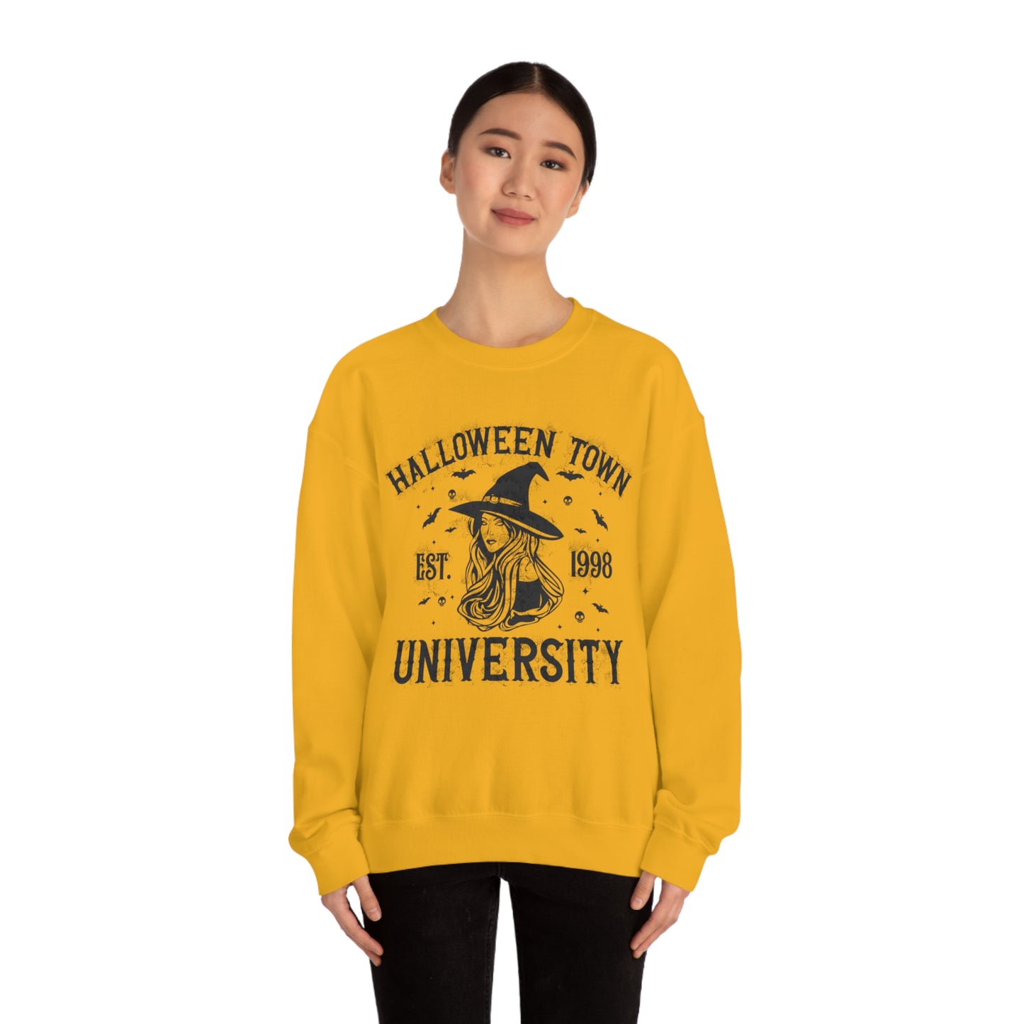 Halloweentown Crewneck Sweater | Halloween Fall Crewneck Sweatshirt