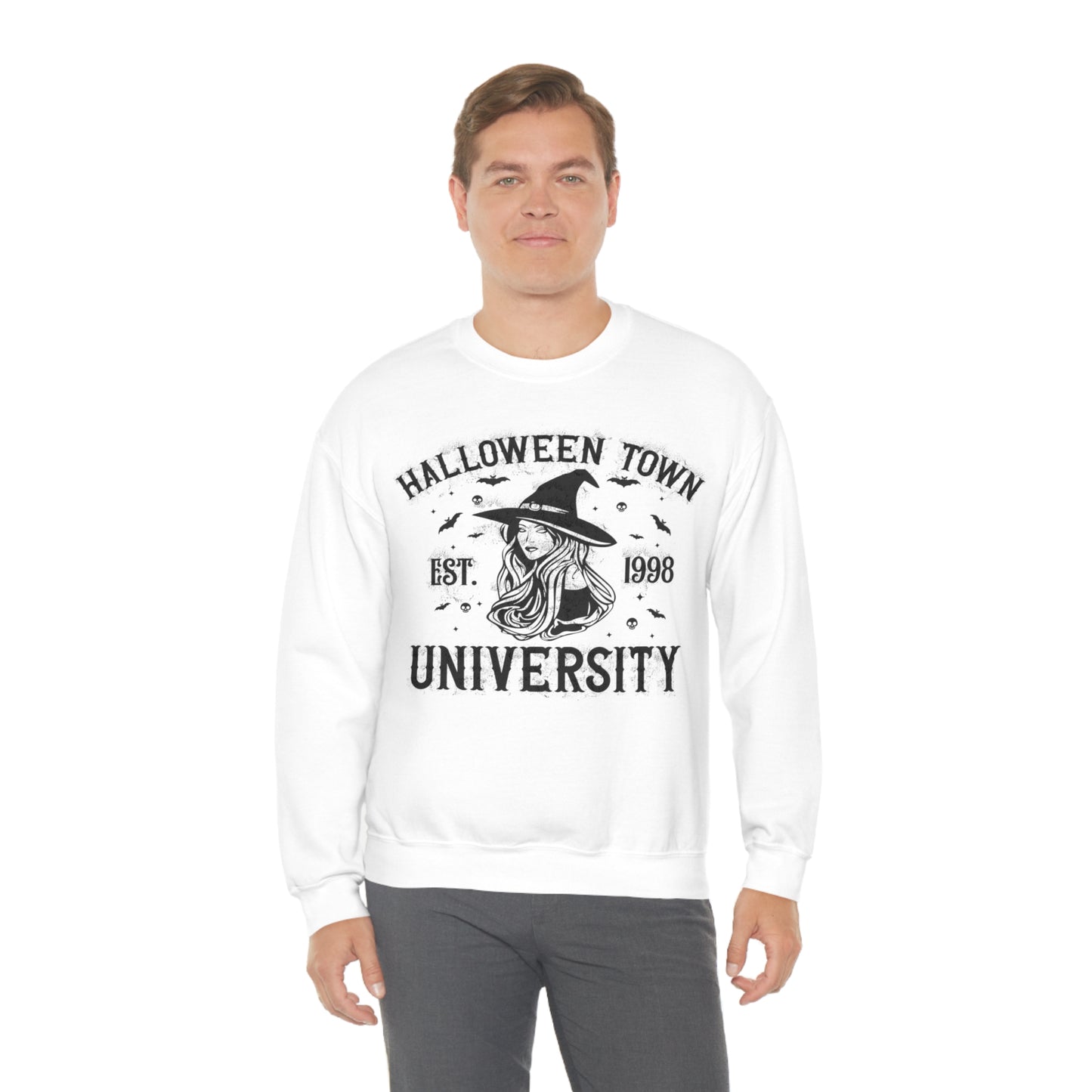 Halloweentown Crewneck Sweater | Halloween Fall Crewneck Sweatshirt