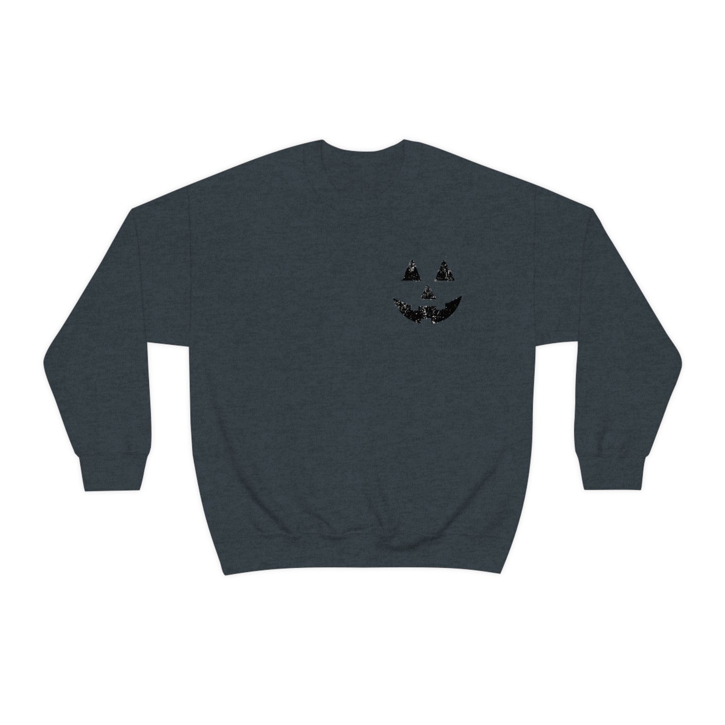 Spooky Halloween Jack-o'-Lantern Crewneck Sweater | Pumpkin Crewneck Sweatshirt