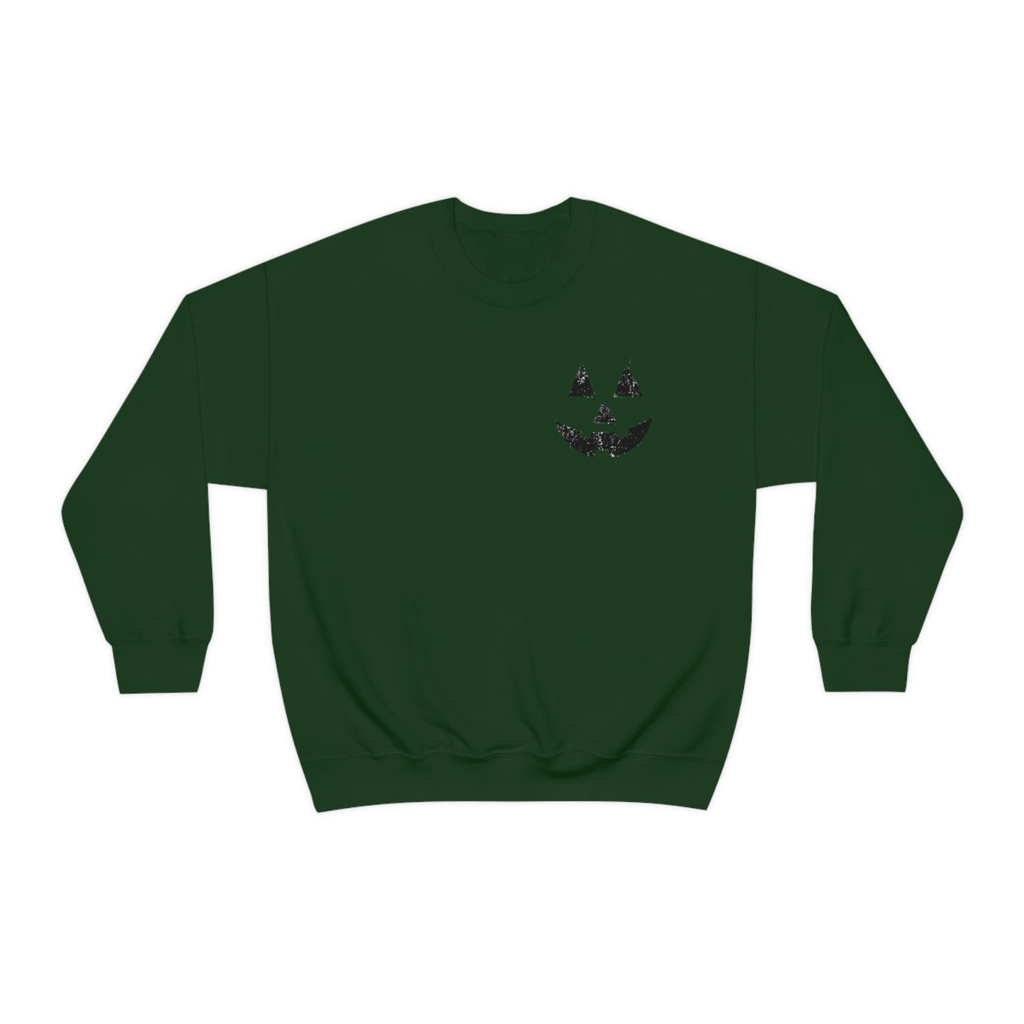 Spooky Halloween Jack-o'-Lantern Crewneck Sweater | Pumpkin Crewneck Sweatshirt