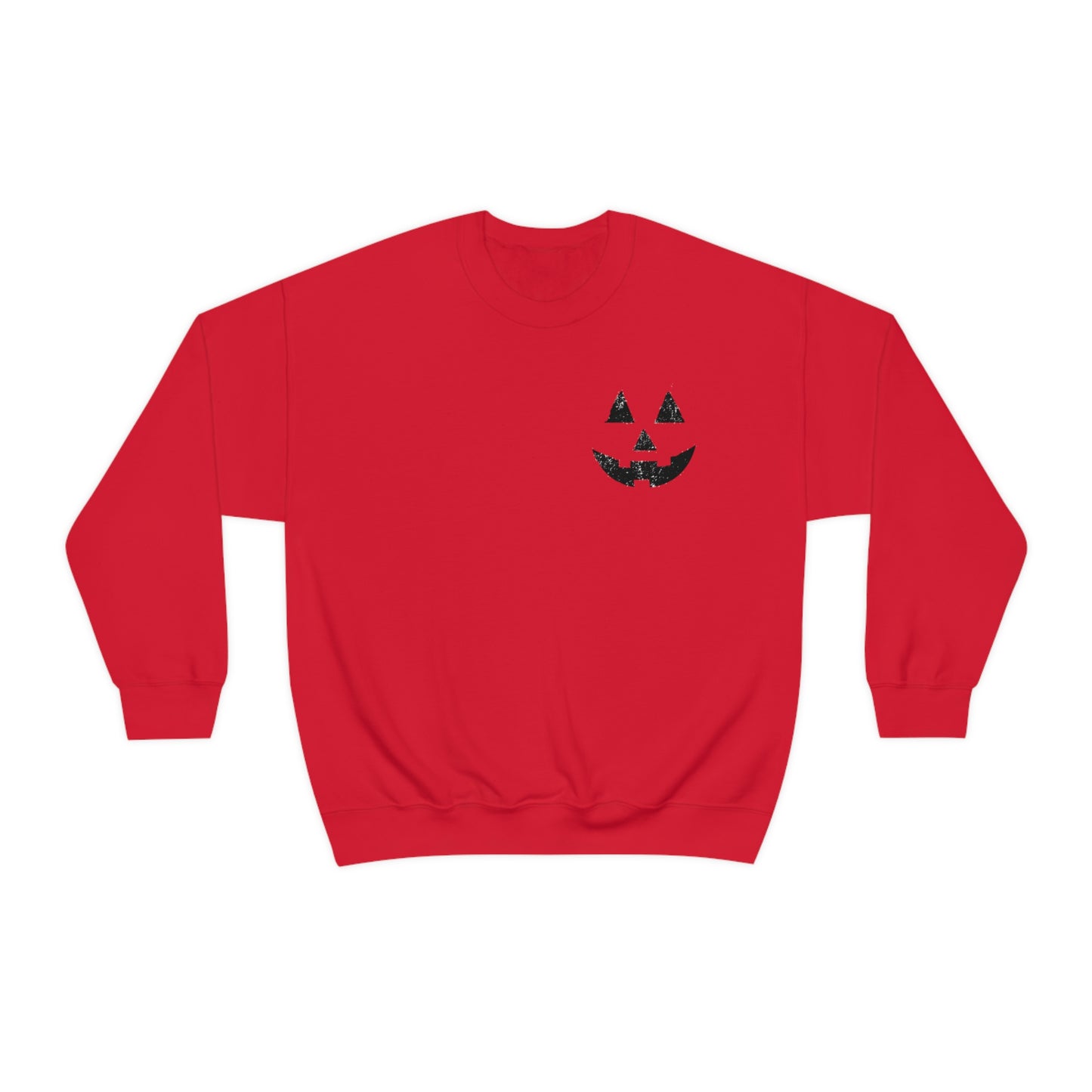 Spooky Halloween Jack-o'-Lantern Crewneck Sweater | Pumpkin Crewneck Sweatshirt