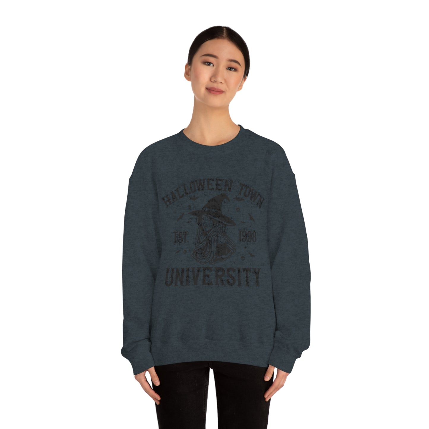 Halloweentown Crewneck Sweater | Halloween Fall Crewneck Sweatshirt