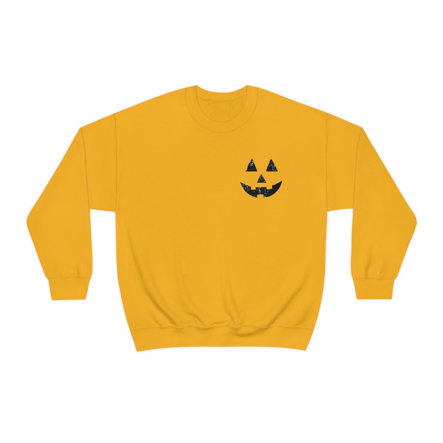 Spooky Halloween Jack-o'-Lantern Crewneck Sweater | Pumpkin Crewneck Sweatshirt