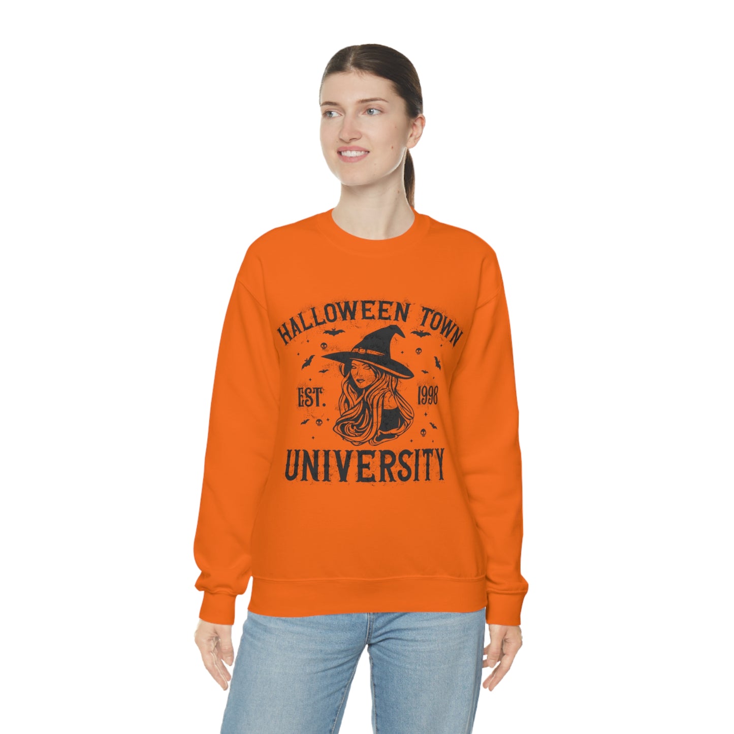 Halloweentown Crewneck Sweater | Halloween Fall Crewneck Sweatshirt