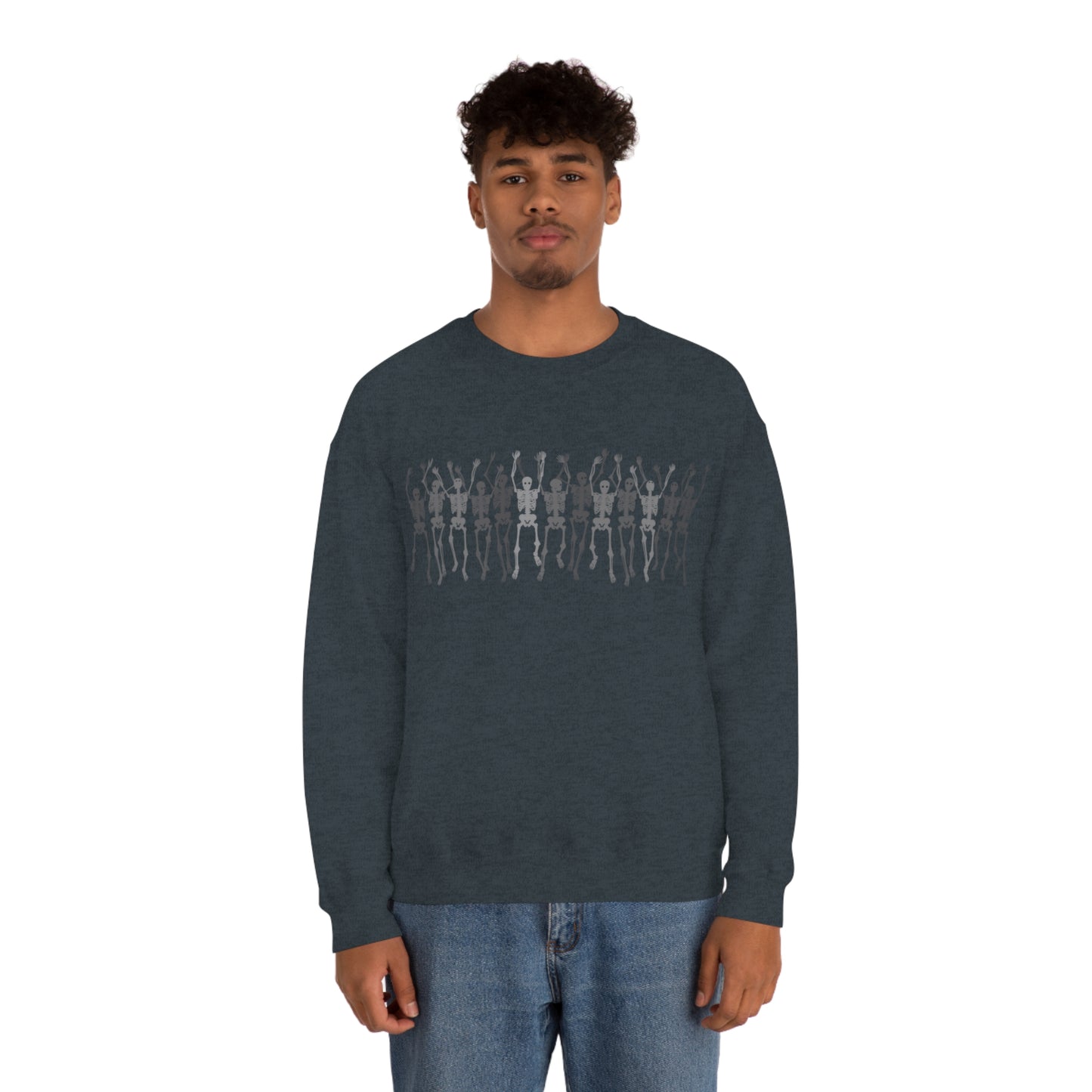 Skeleton Halloween Crewneck Sweater | Spooktacularly Stylish Sweatshirt