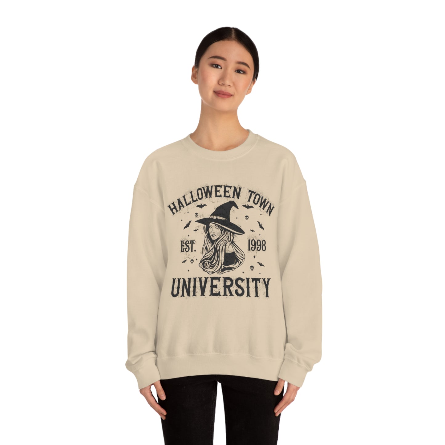 Halloweentown Crewneck Sweater | Halloween Fall Crewneck Sweatshirt
