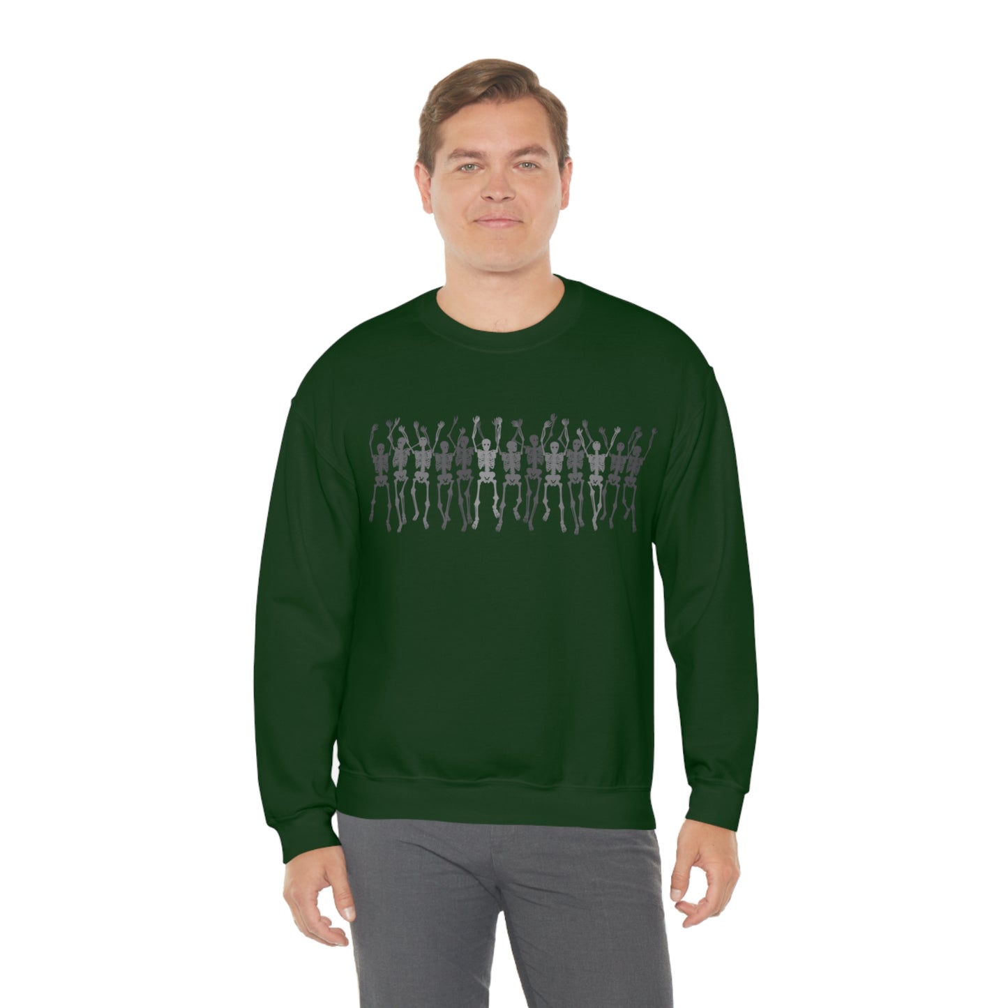 Skeleton Halloween Crewneck Sweater | Spooktacularly Stylish Sweatshirt