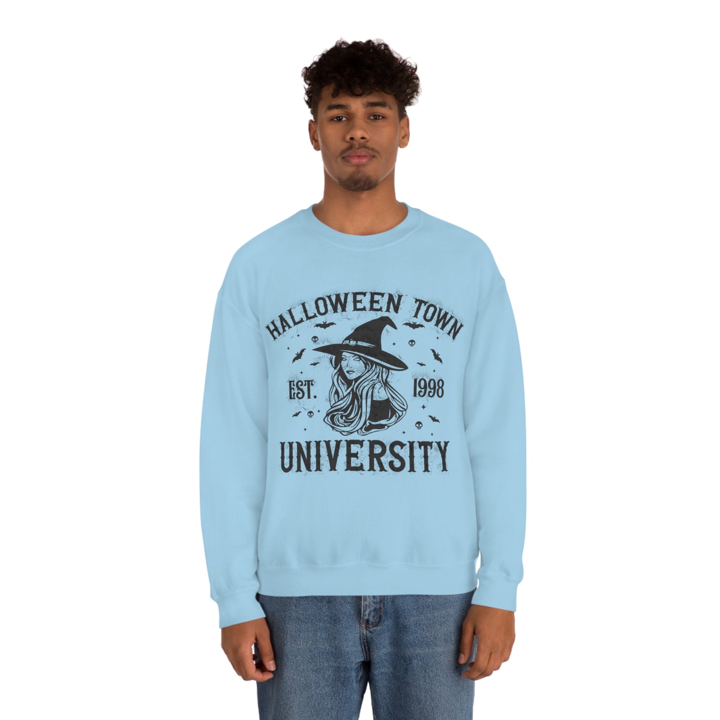 Halloweentown Crewneck Sweater | Halloween Fall Crewneck Sweatshirt
