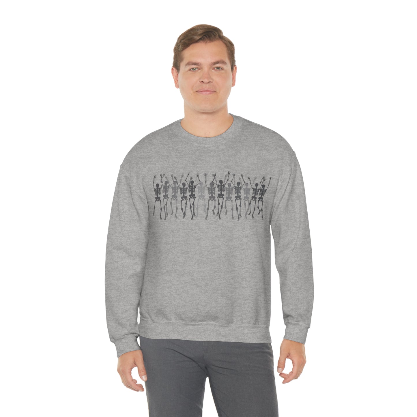 Skeleton Halloween Crewneck Sweater | Spooktacularly Stylish Sweatshirt