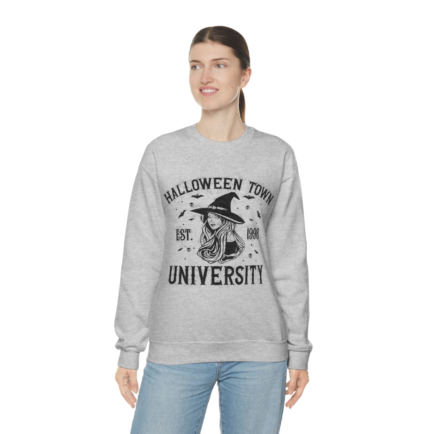 Halloweentown Crewneck Sweater | Halloween Fall Crewneck Sweatshirt