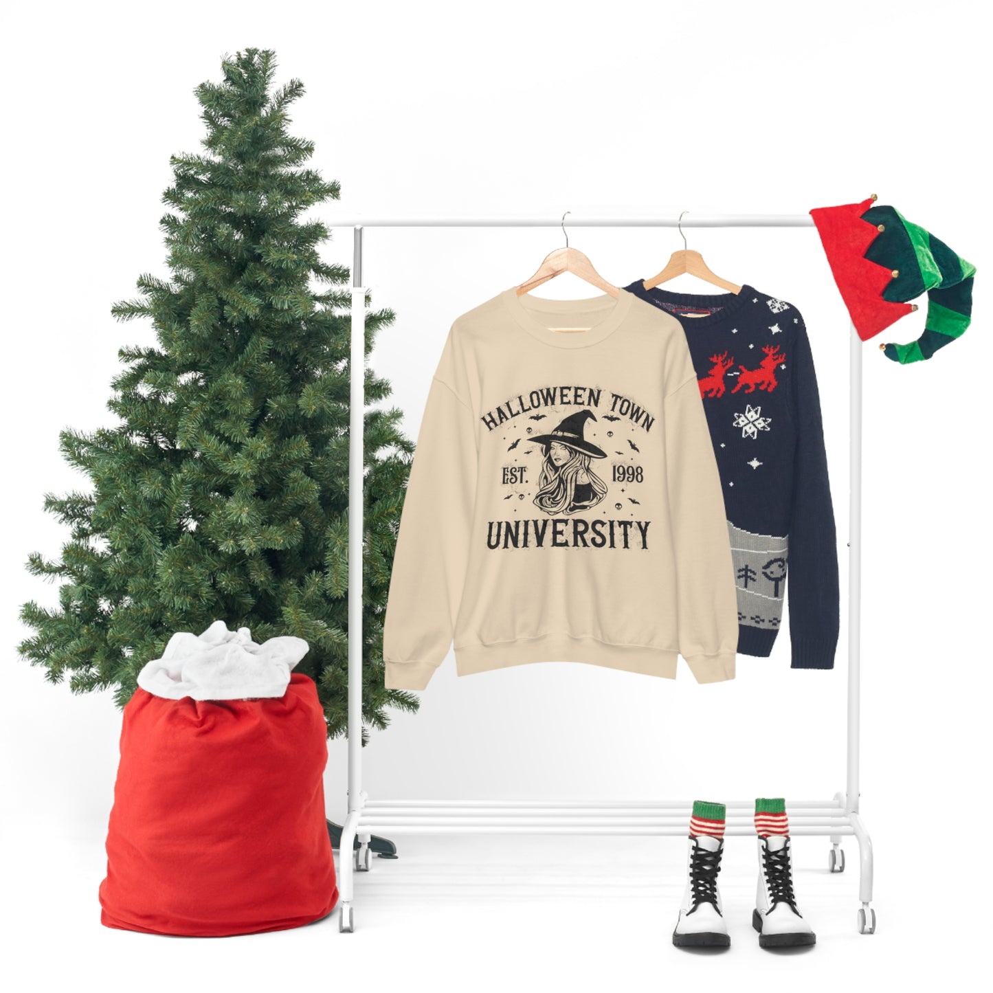 Halloweentown Crewneck Sweater | Halloween Fall Crewneck Sweatshirt