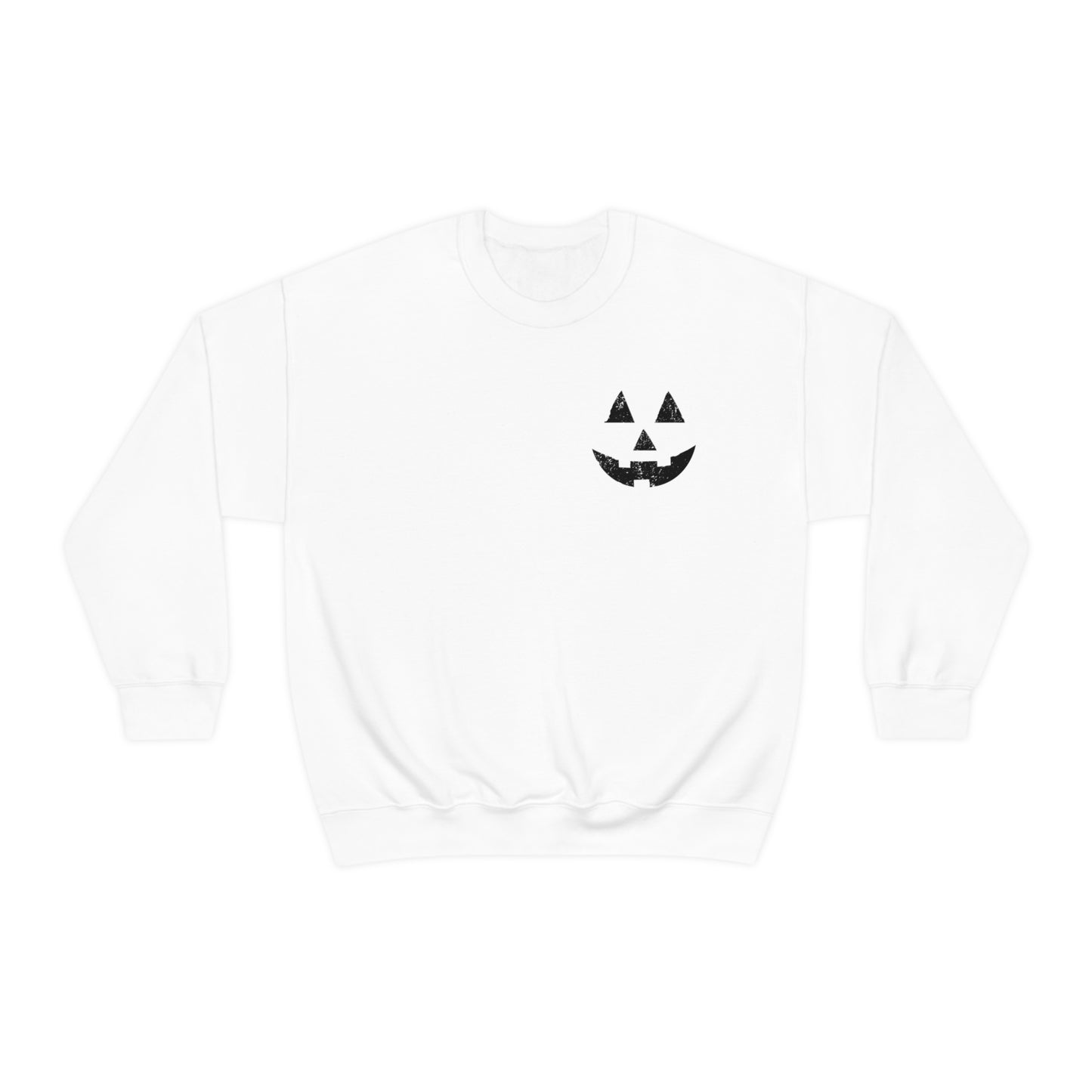 Spooky Halloween Jack-o'-Lantern Crewneck Sweater | Pumpkin Crewneck Sweatshirt