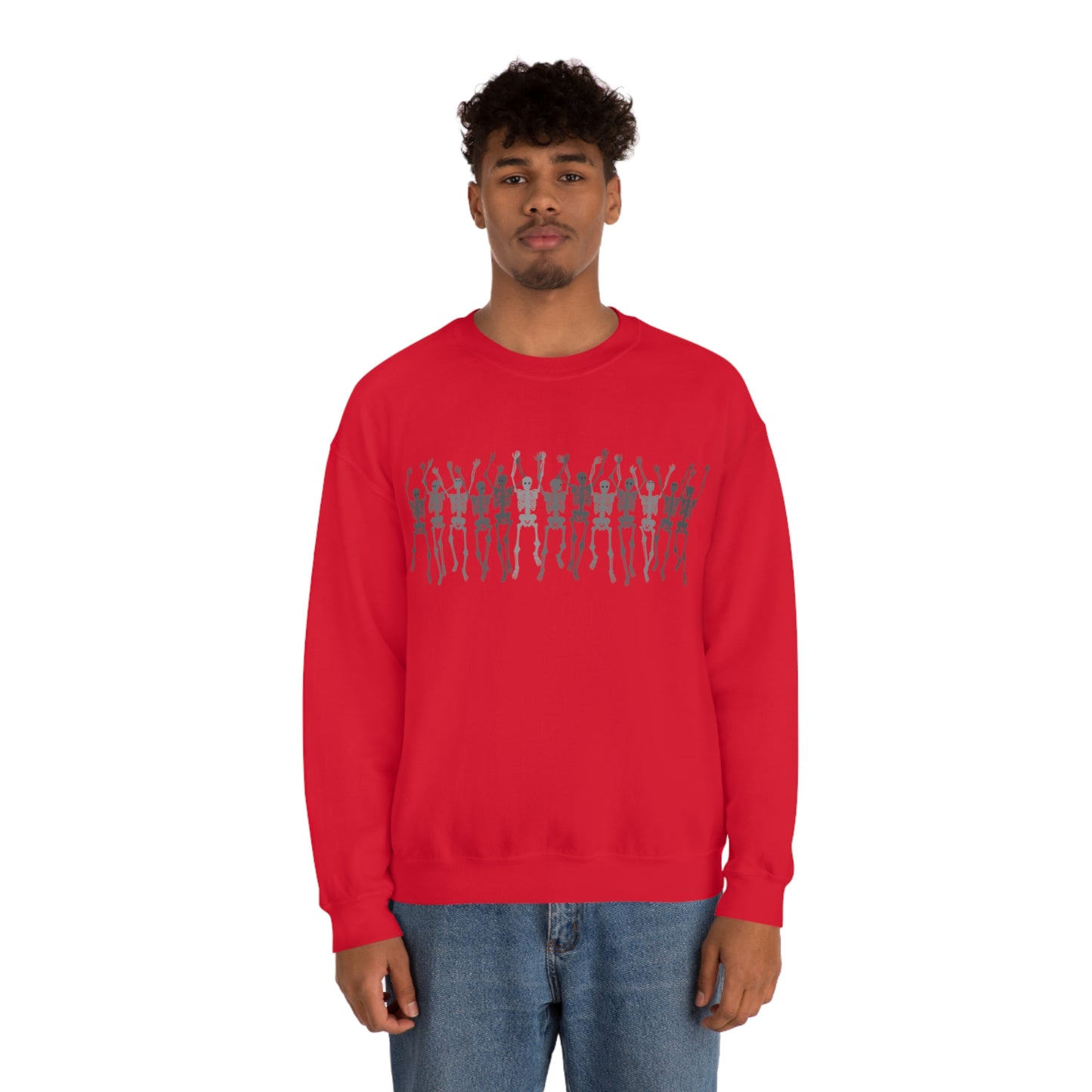 Skeleton Halloween Crewneck Sweater | Spooktacularly Stylish Sweatshirt