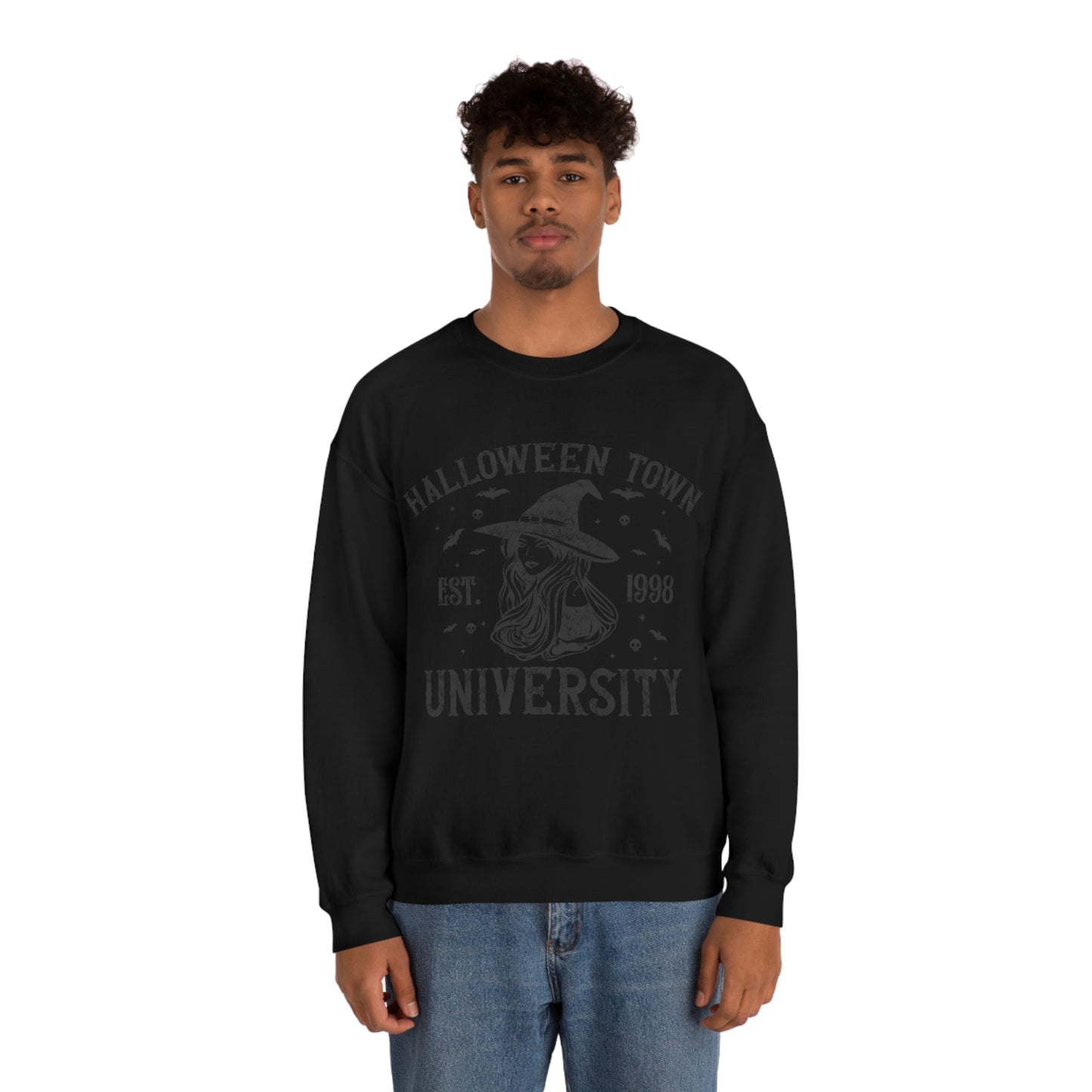 Halloweentown Crewneck Sweater | Halloween Fall Crewneck Sweatshirt