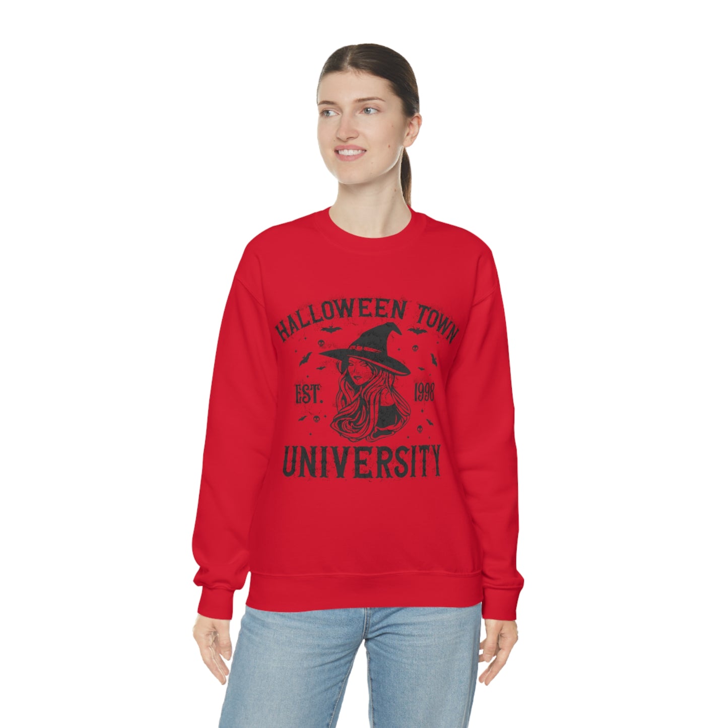 Halloweentown Crewneck Sweater | Halloween Fall Crewneck Sweatshirt