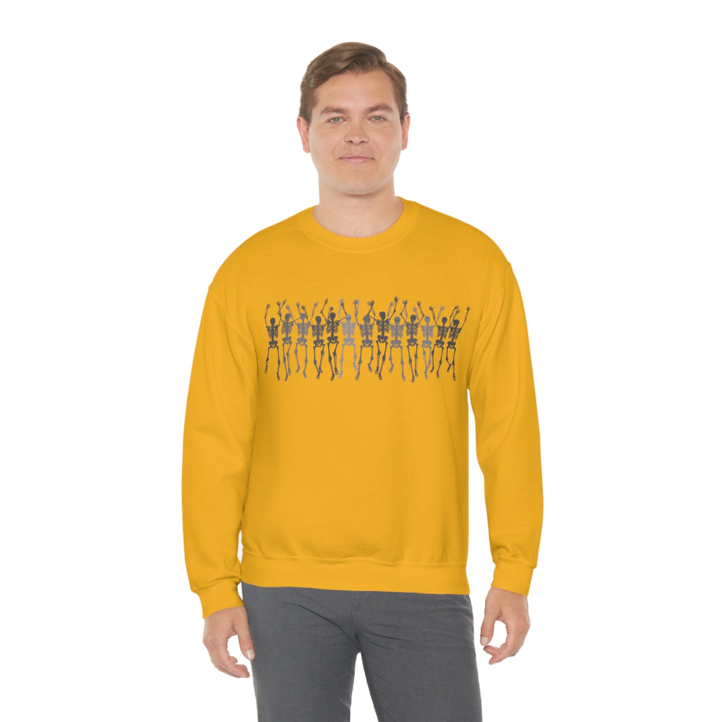 Skeleton Halloween Crewneck Sweater | Spooktacularly Stylish Sweatshirt
