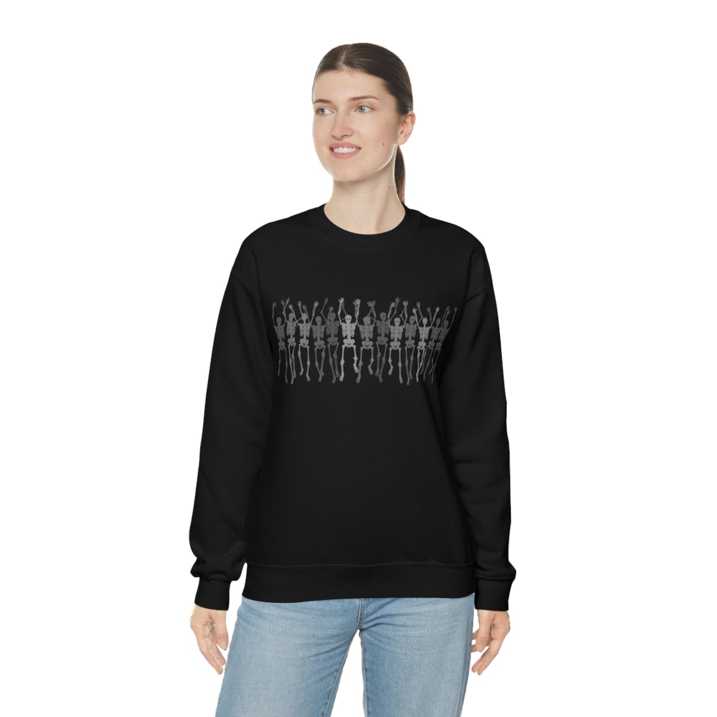 Skeleton Halloween Crewneck Sweater | Spooktacularly Stylish Sweatshirt