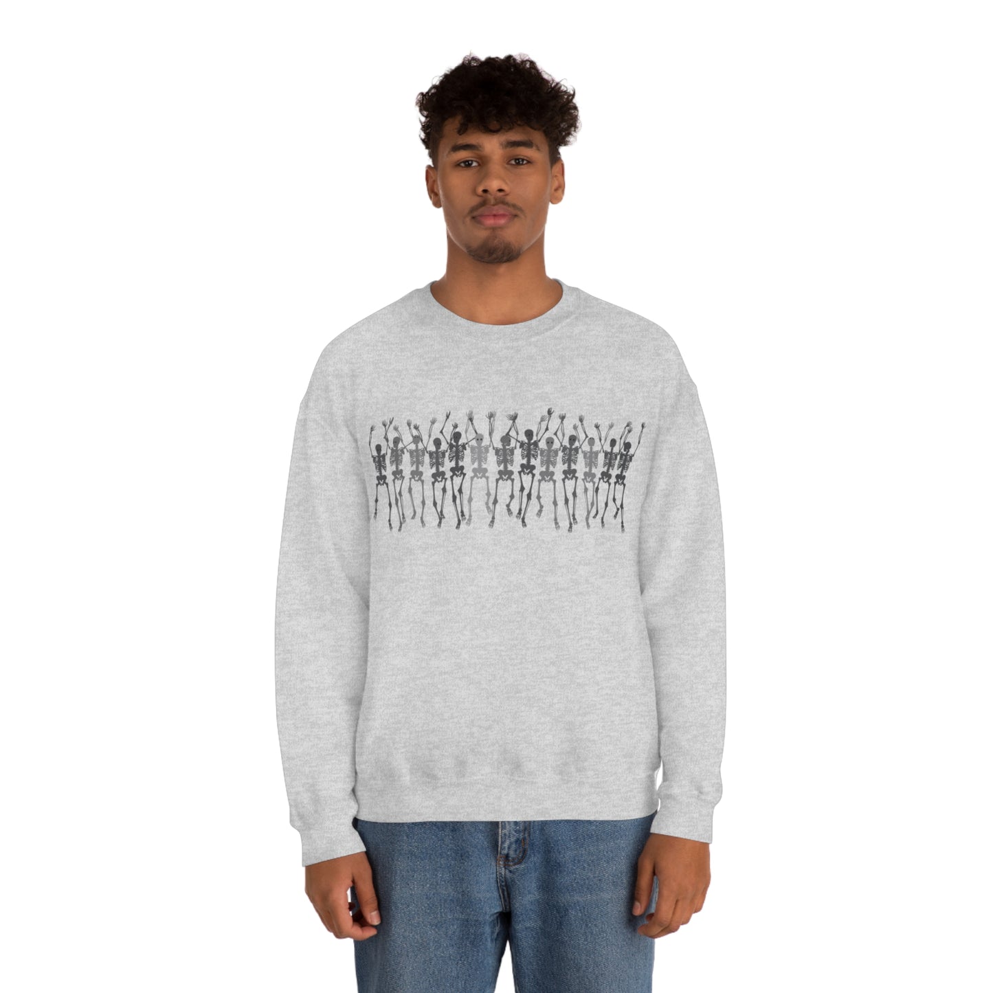 Skeleton Halloween Crewneck Sweater | Spooktacularly Stylish Sweatshirt