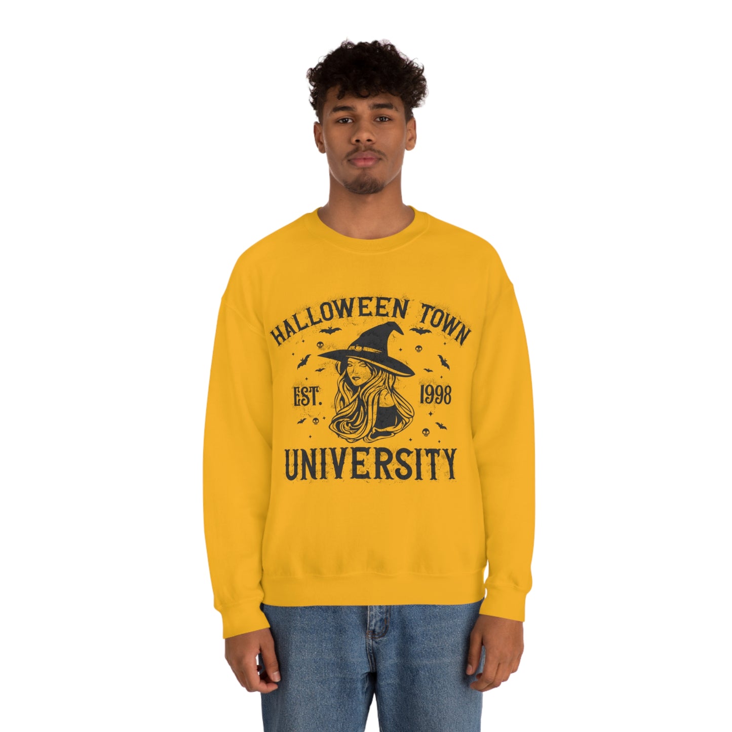 Halloweentown Crewneck Sweater | Halloween Fall Crewneck Sweatshirt