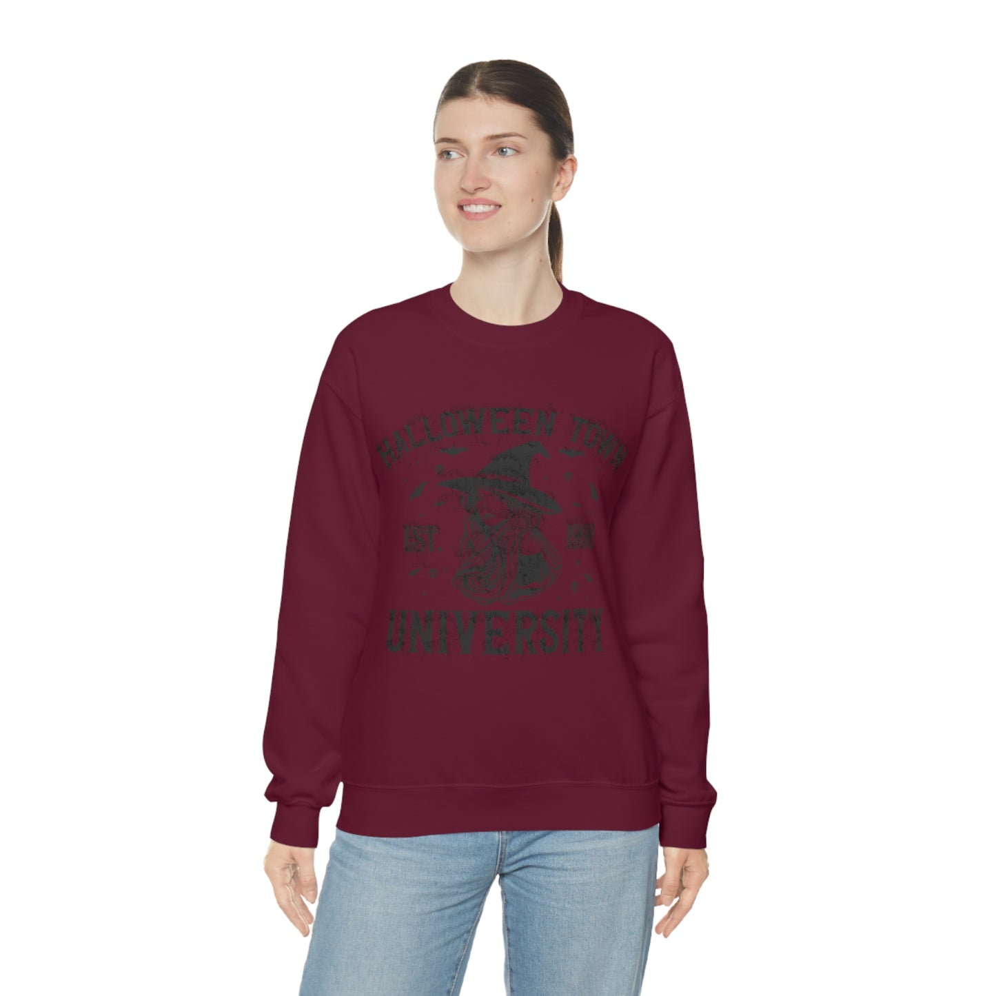 Halloweentown Crewneck Sweater | Halloween Fall Crewneck Sweatshirt