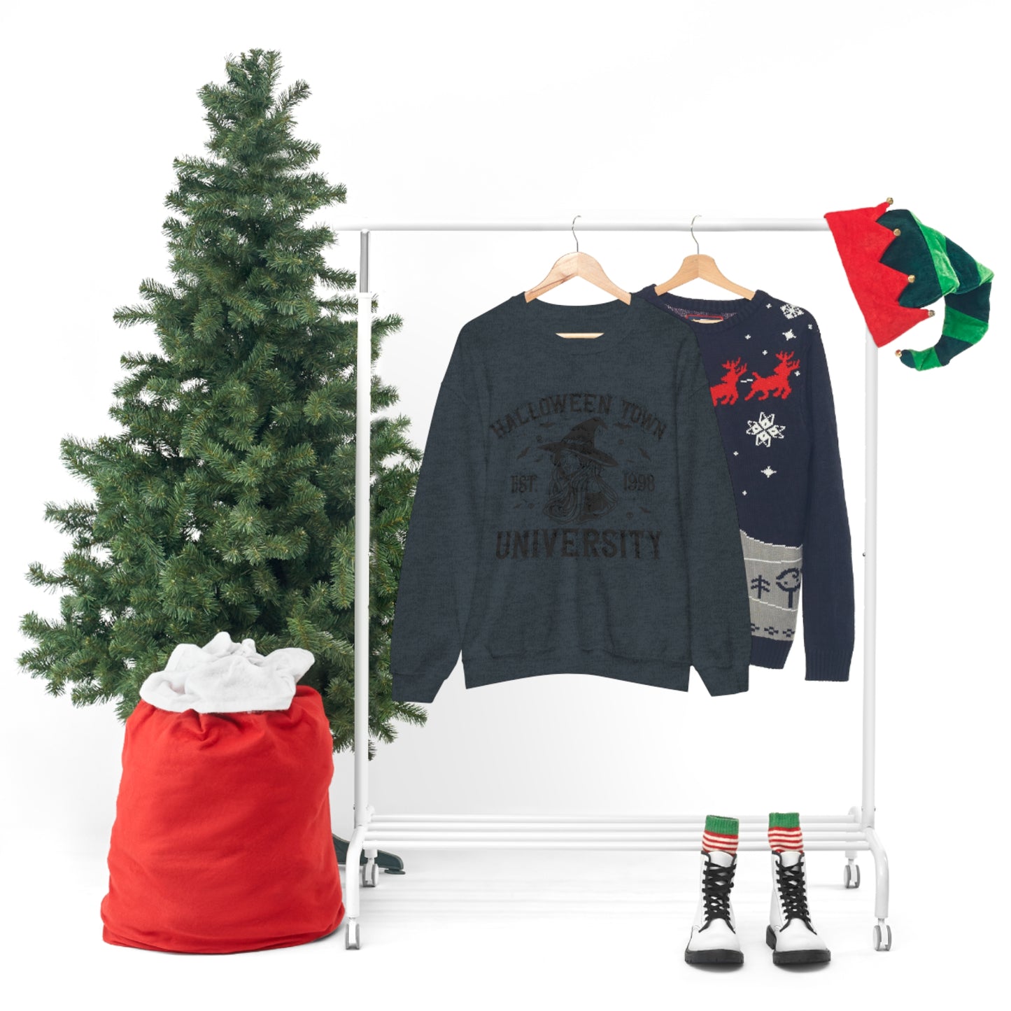 Halloweentown Crewneck Sweater | Halloween Fall Crewneck Sweatshirt