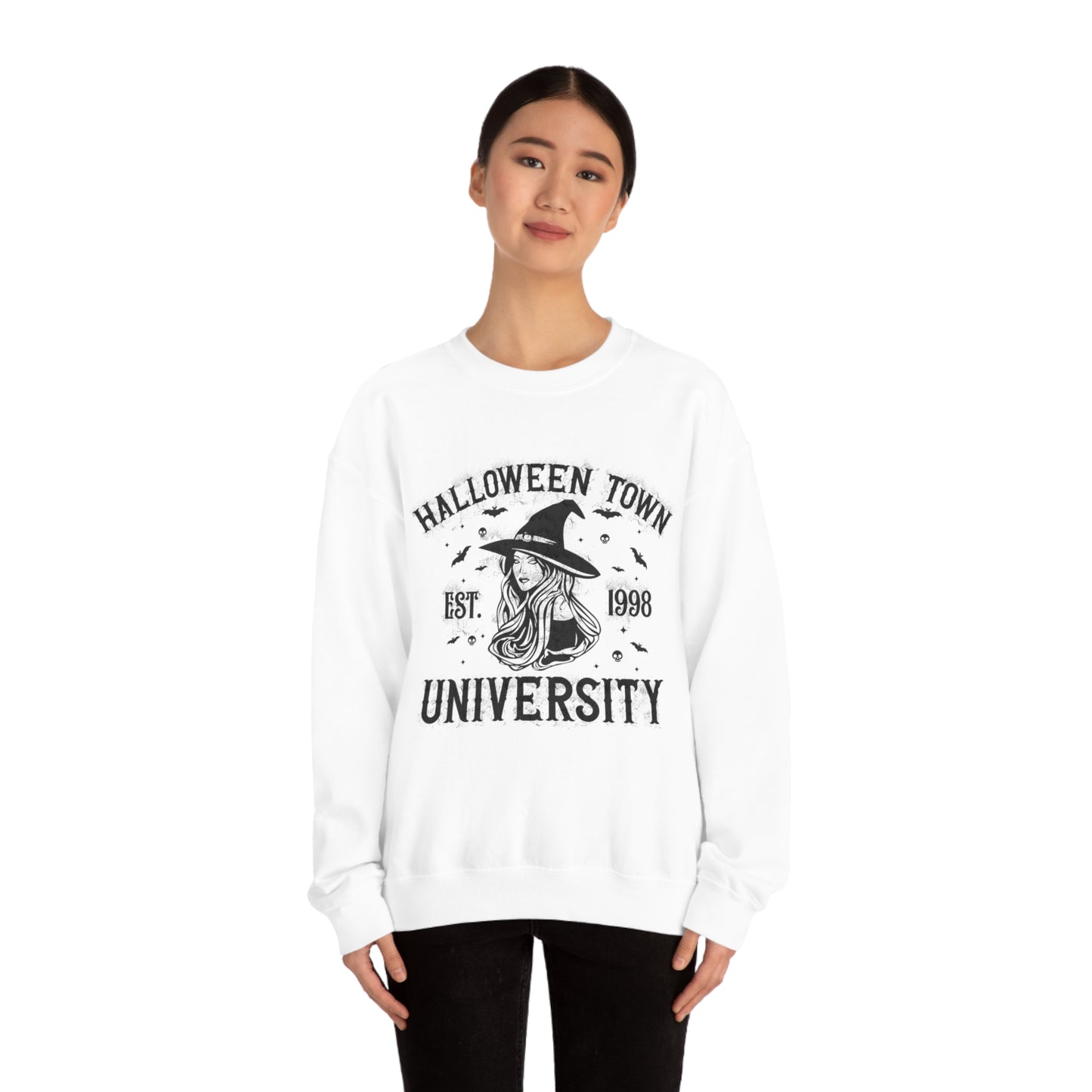 Halloweentown Crewneck Sweater | Halloween Fall Crewneck Sweatshirt