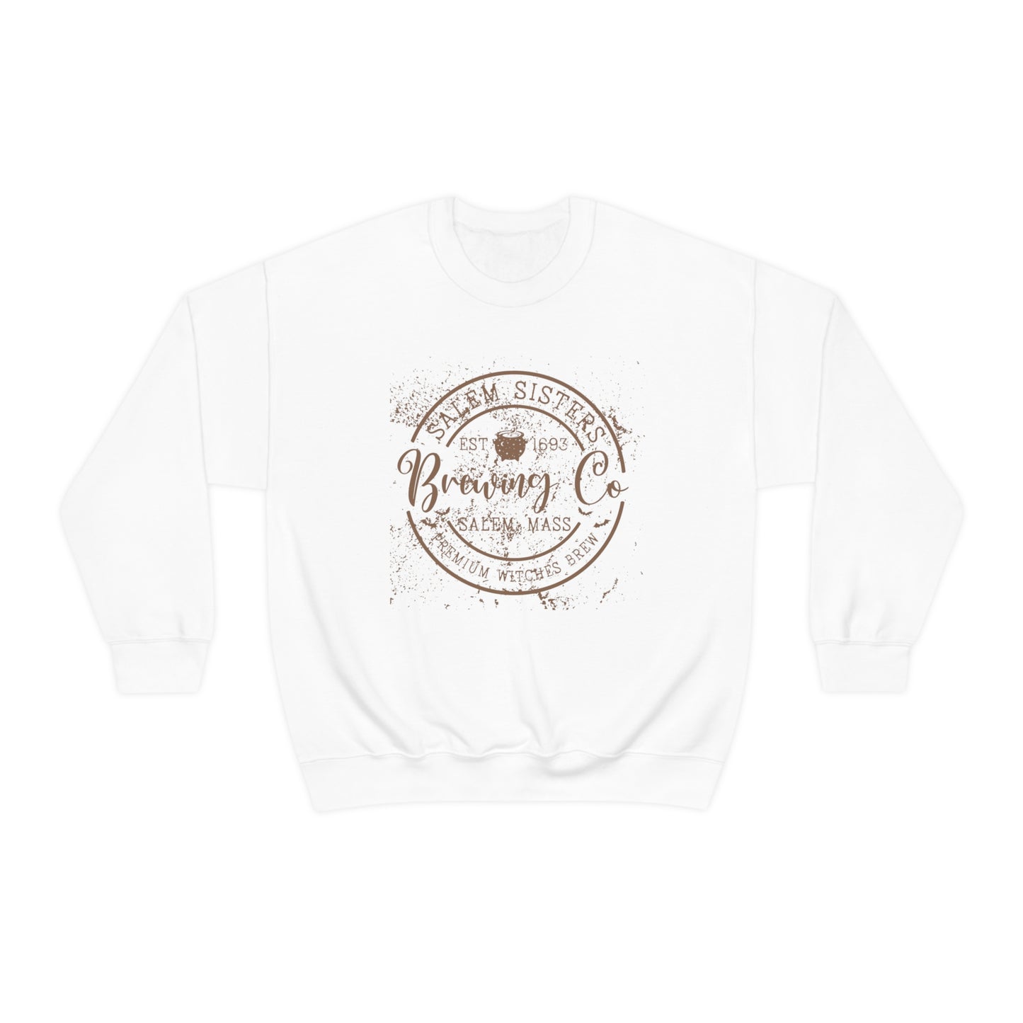 Salem Sisters Halloween Crewneck Sweater | Bewitchingly Stylish Sweatshirt
