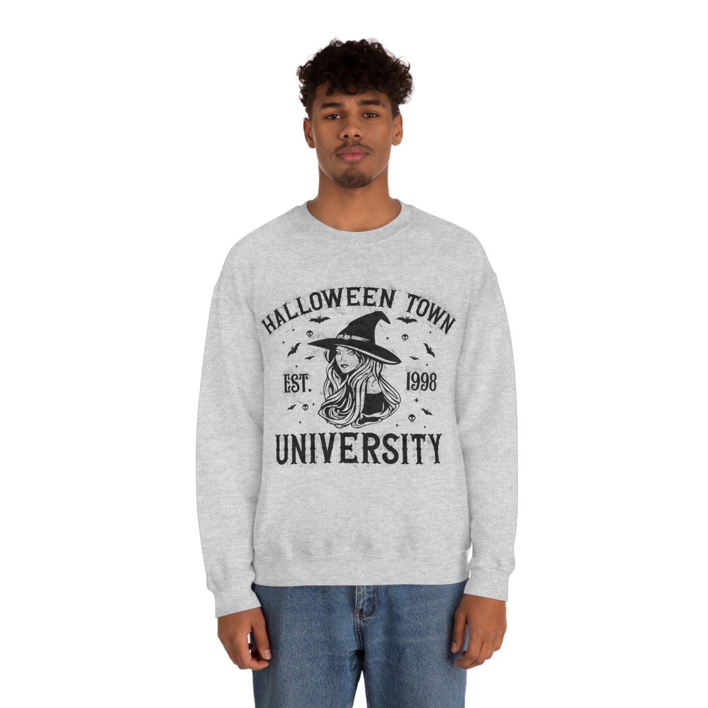 Halloweentown Crewneck Sweater | Halloween Fall Crewneck Sweatshirt