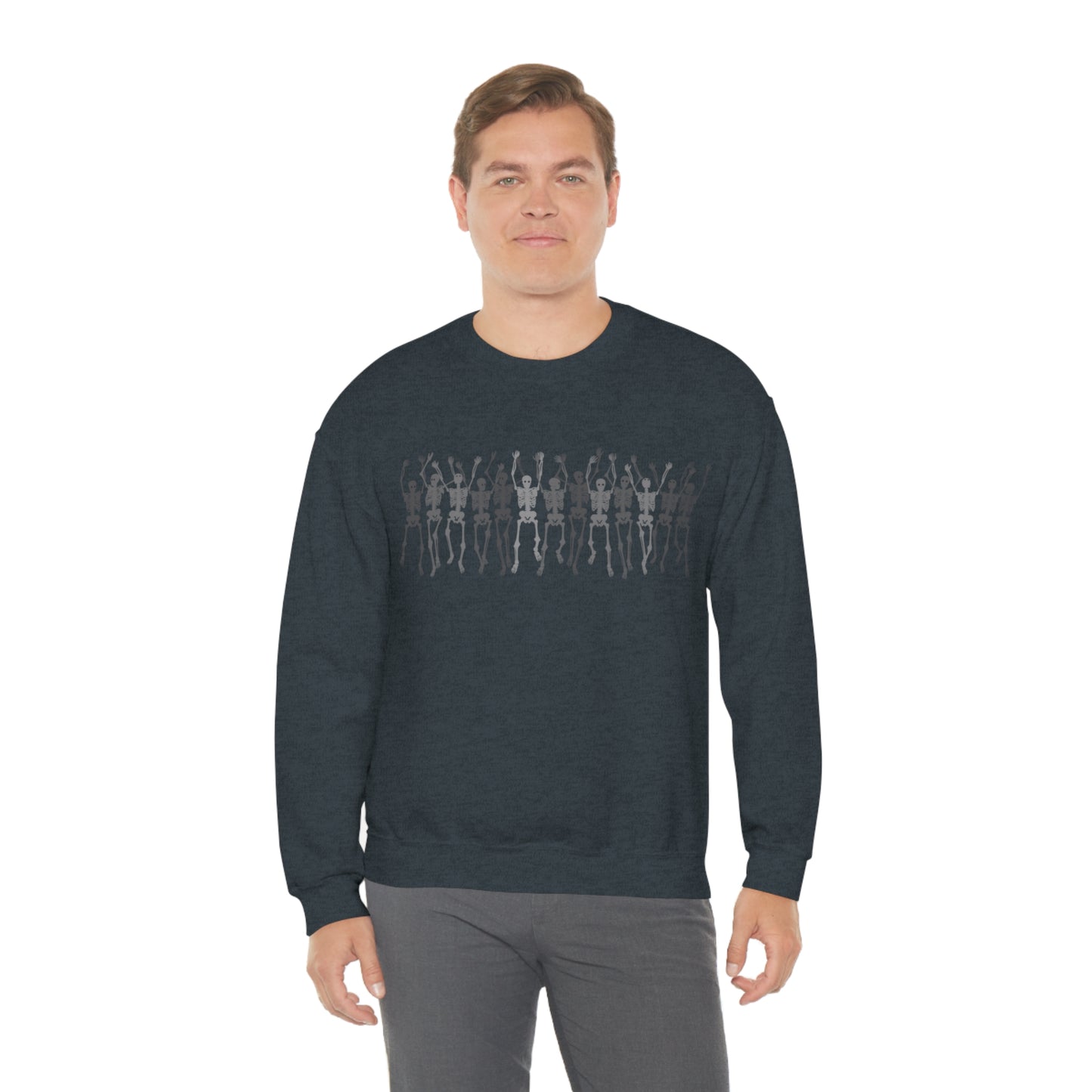 Skeleton Halloween Crewneck Sweater | Spooktacularly Stylish Sweatshirt