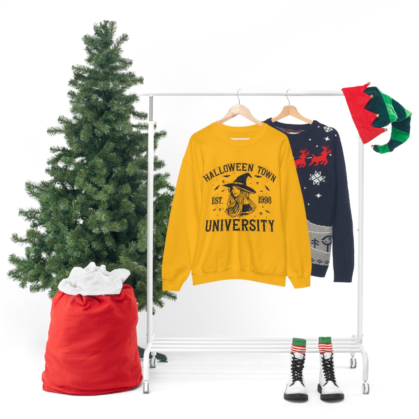 Halloweentown Crewneck Sweater | Halloween Fall Crewneck Sweatshirt
