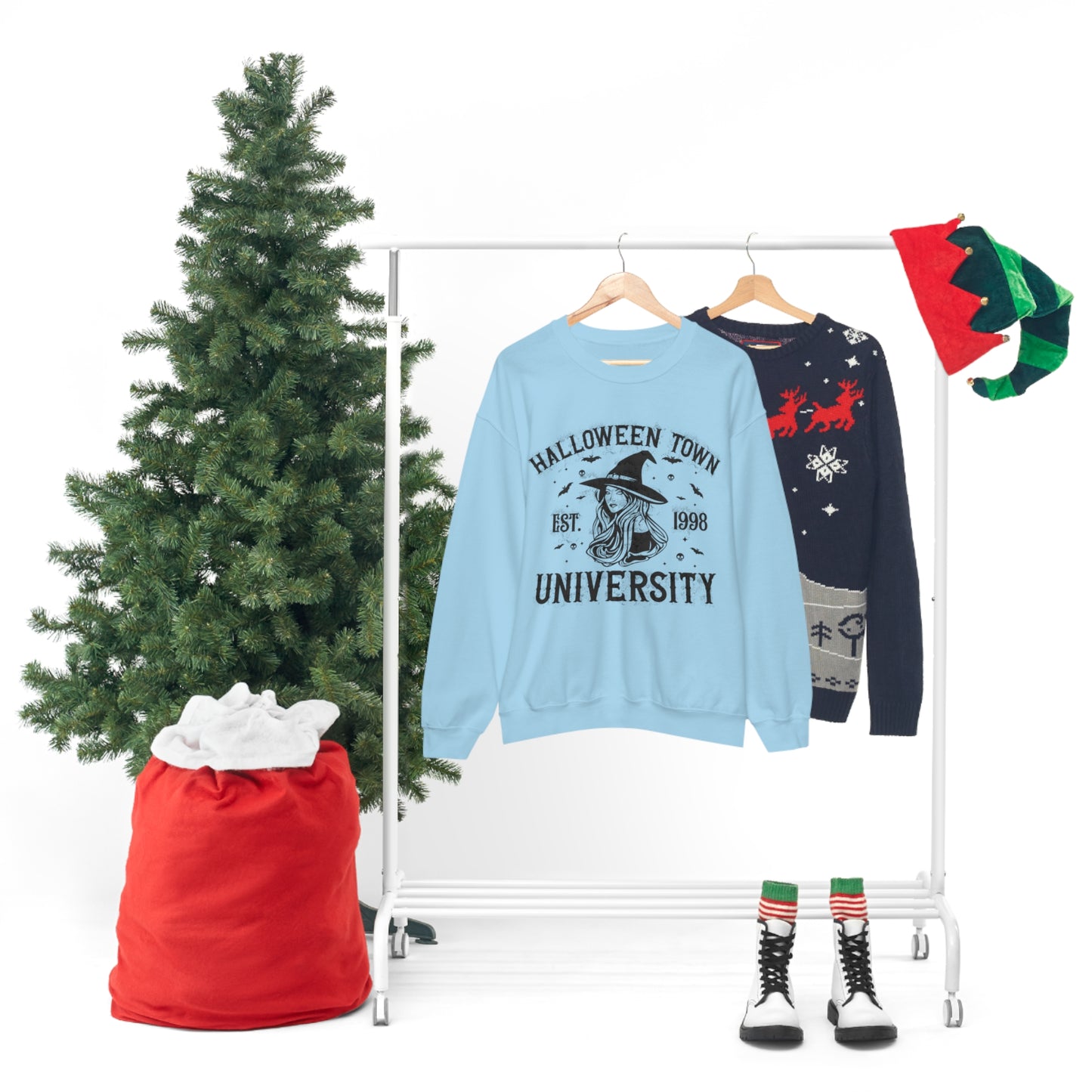 Halloweentown Crewneck Sweater | Halloween Fall Crewneck Sweatshirt
