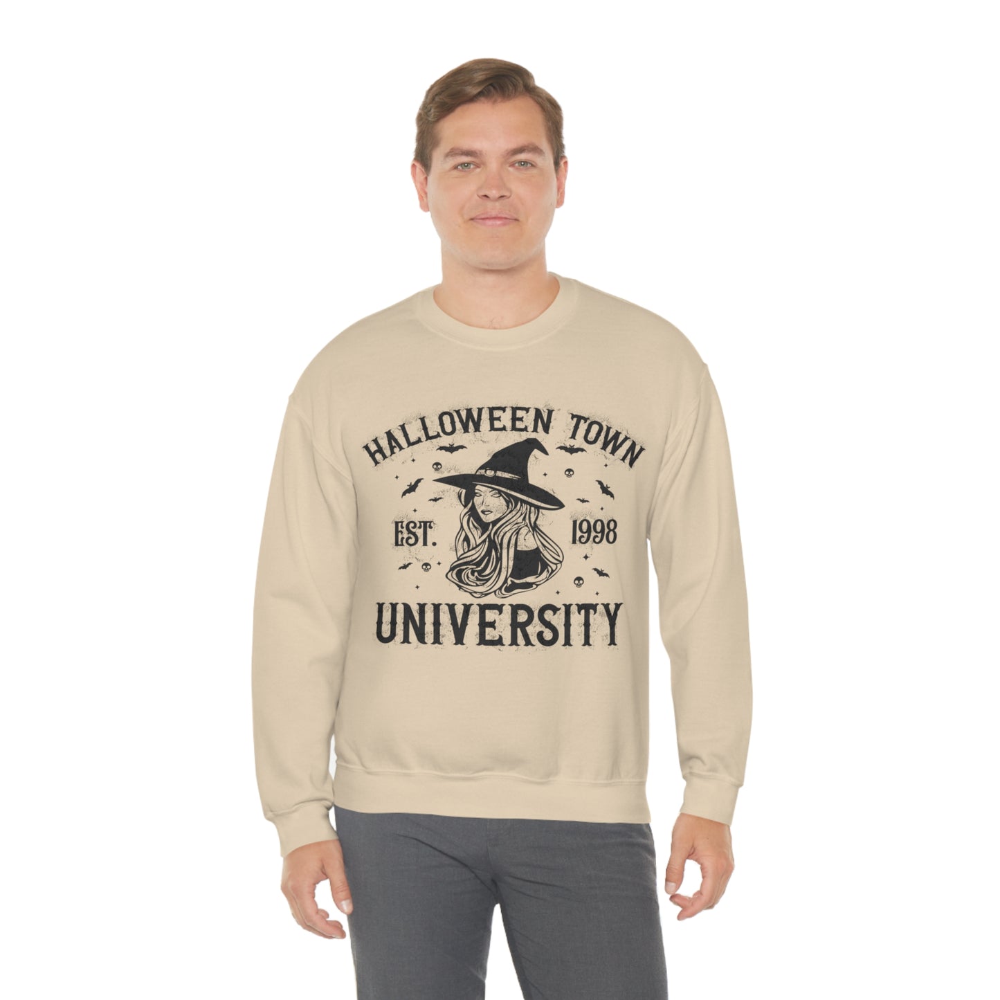 Halloweentown Crewneck Sweater | Halloween Fall Crewneck Sweatshirt