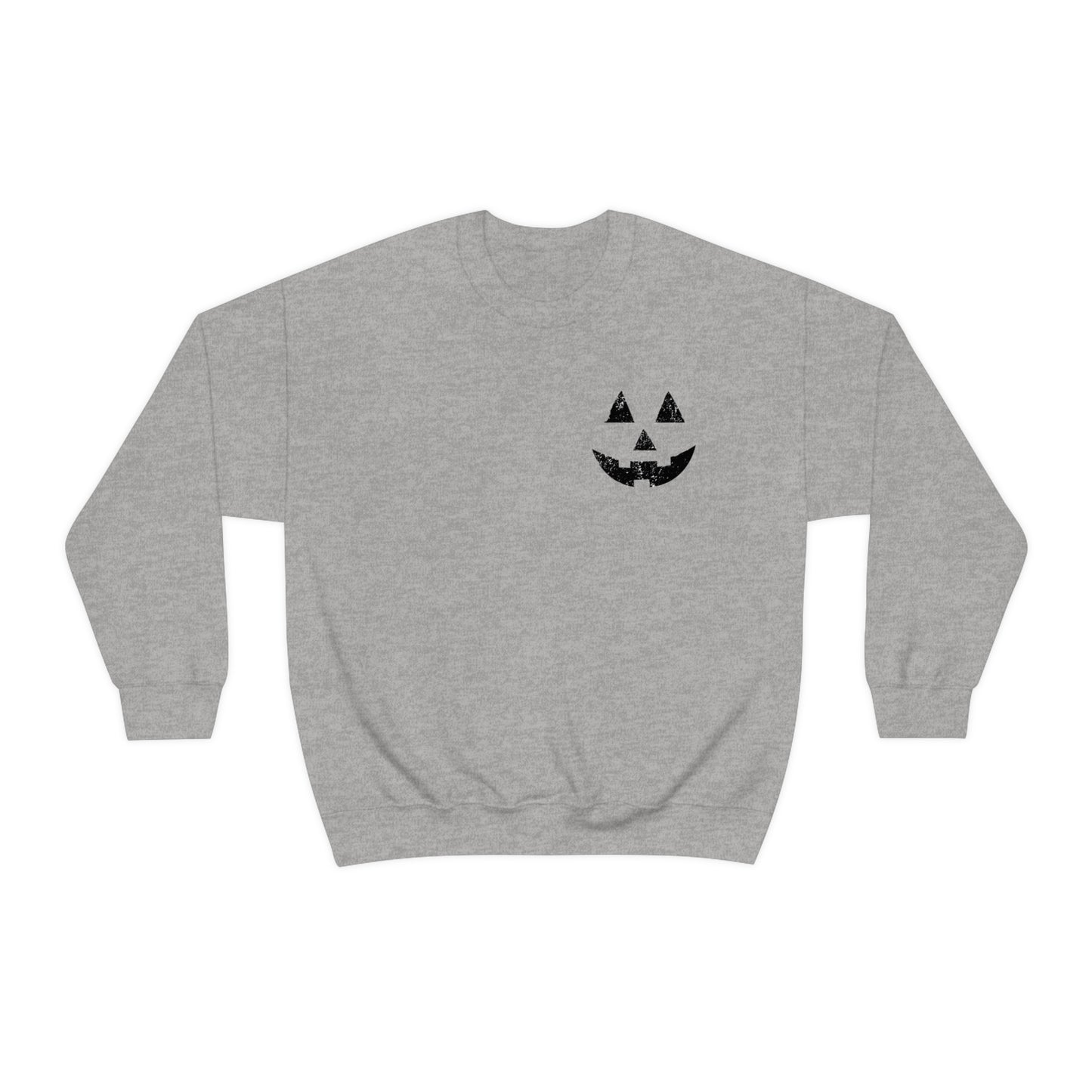 Spooky Halloween Jack-o'-Lantern Crewneck Sweater | Pumpkin Crewneck Sweatshirt