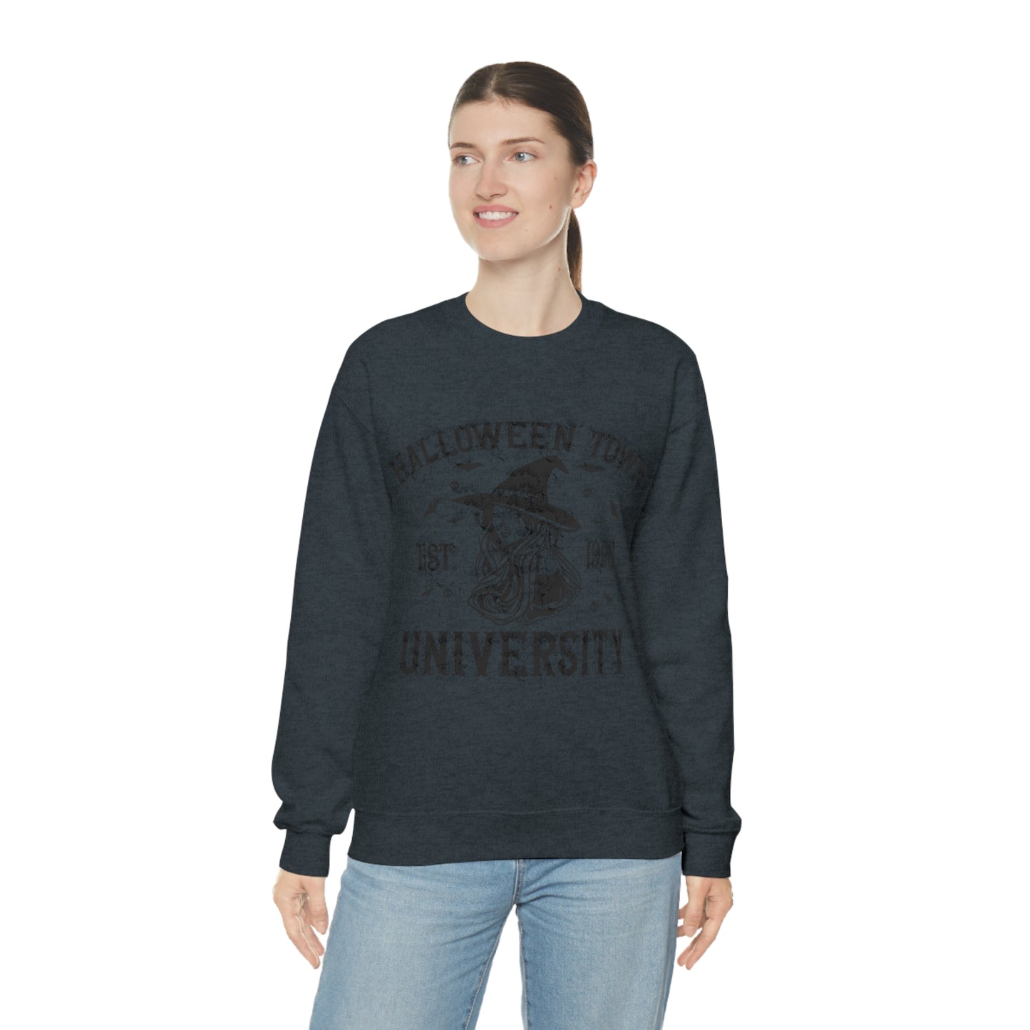 Halloweentown Crewneck Sweater | Halloween Fall Crewneck Sweatshirt