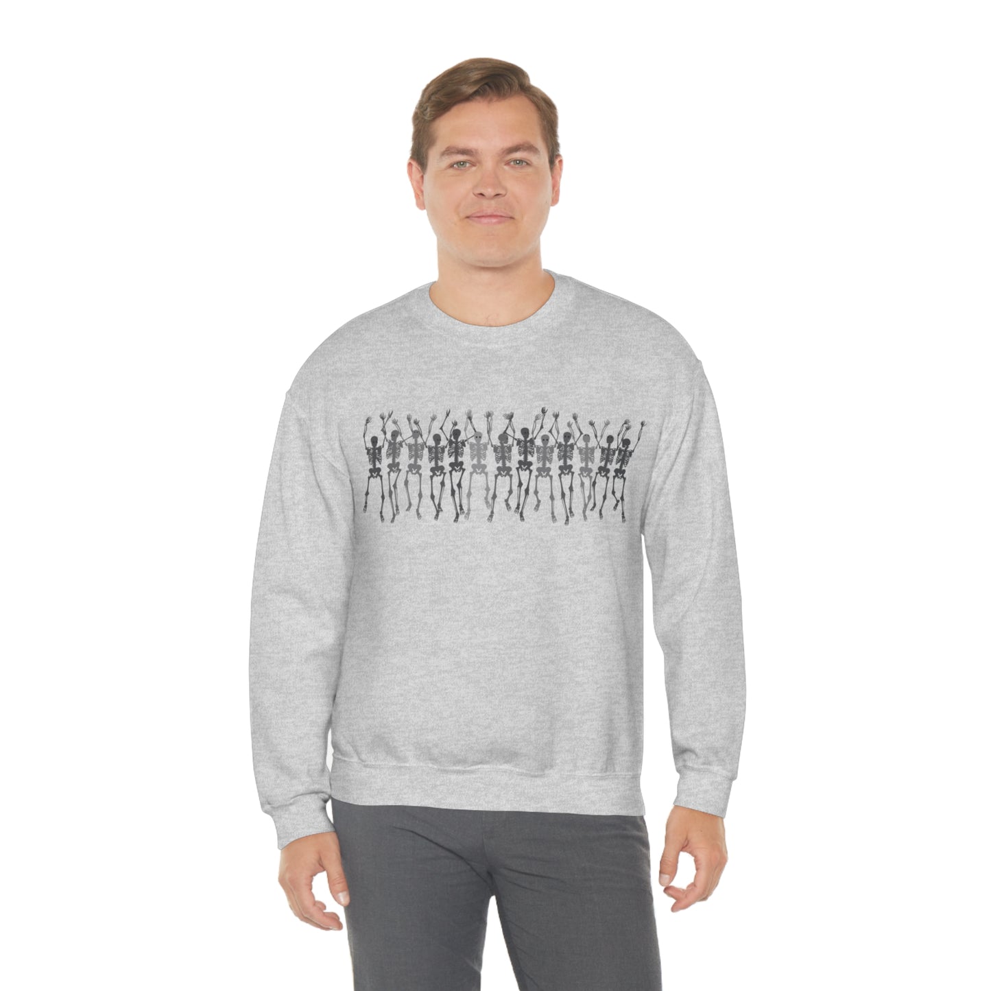 Skeleton Halloween Crewneck Sweater | Spooktacularly Stylish Sweatshirt