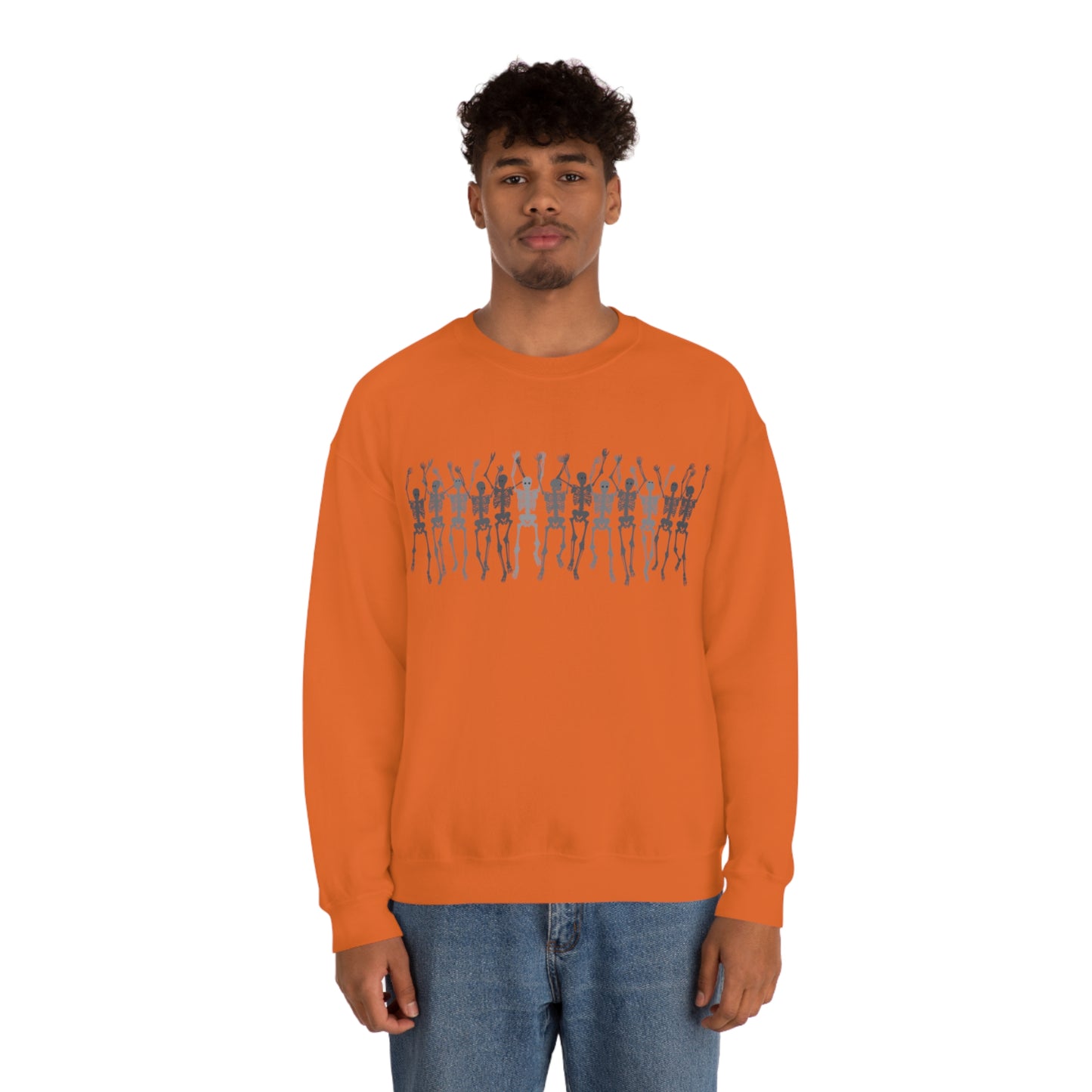 Skeleton Halloween Crewneck Sweater | Spooktacularly Stylish Sweatshirt