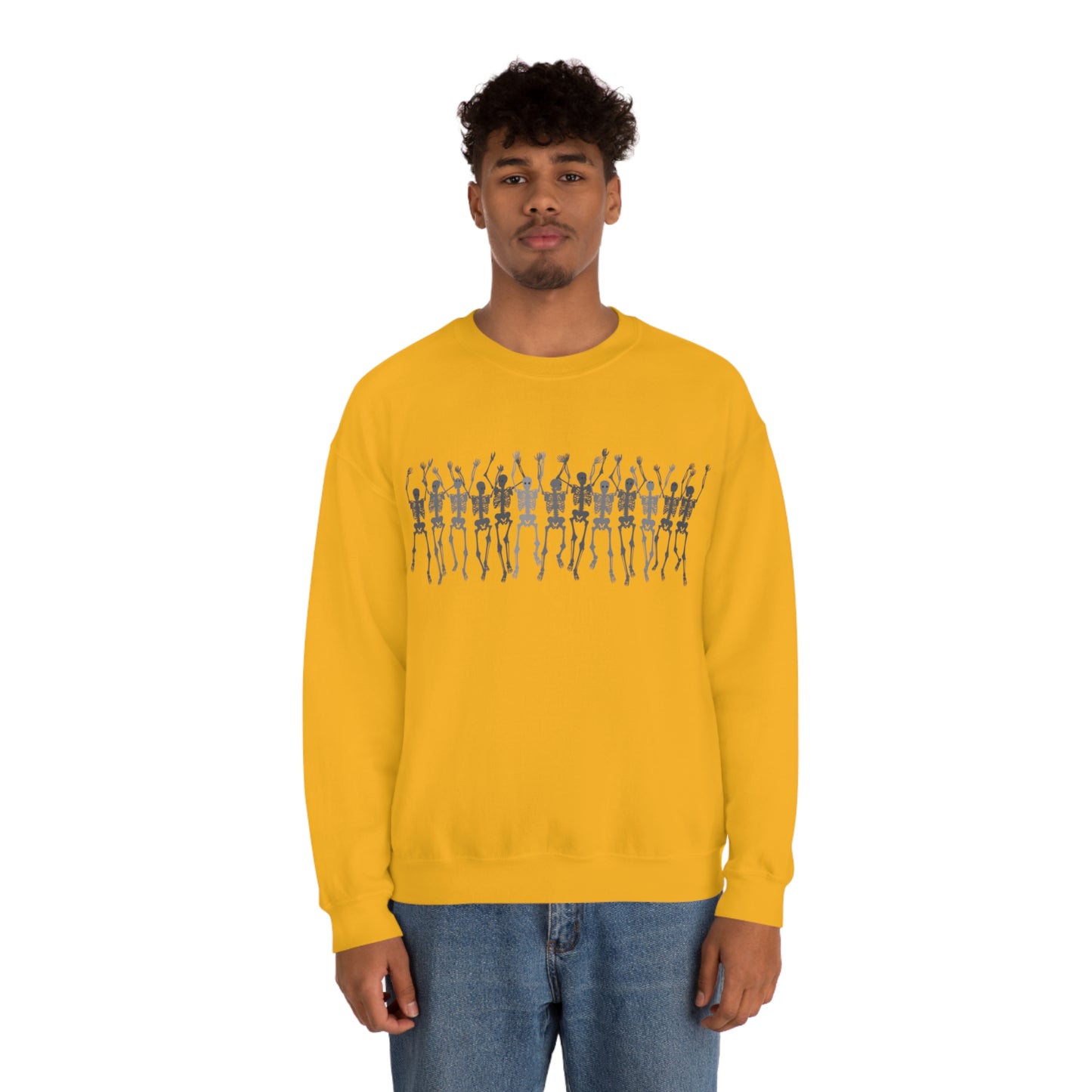 Skeleton Halloween Crewneck Sweater | Spooktacularly Stylish Sweatshirt