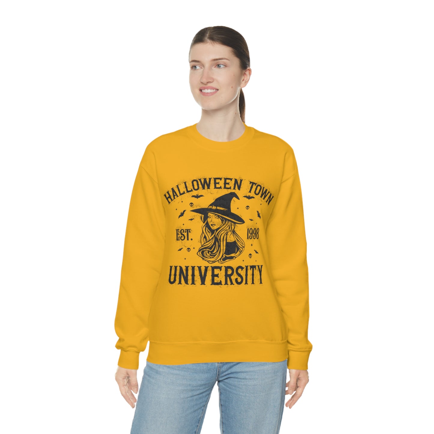 Halloweentown Crewneck Sweater | Halloween Fall Crewneck Sweatshirt