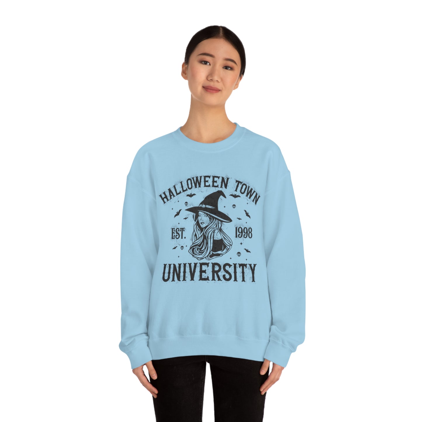 Halloweentown Crewneck Sweater | Halloween Fall Crewneck Sweatshirt