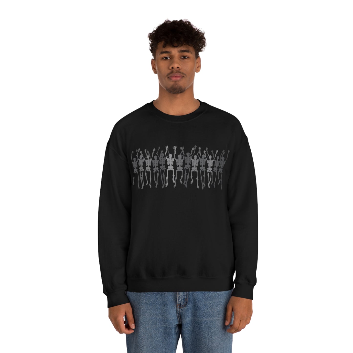 Skeleton Halloween Crewneck Sweater | Spooktacularly Stylish Sweatshirt